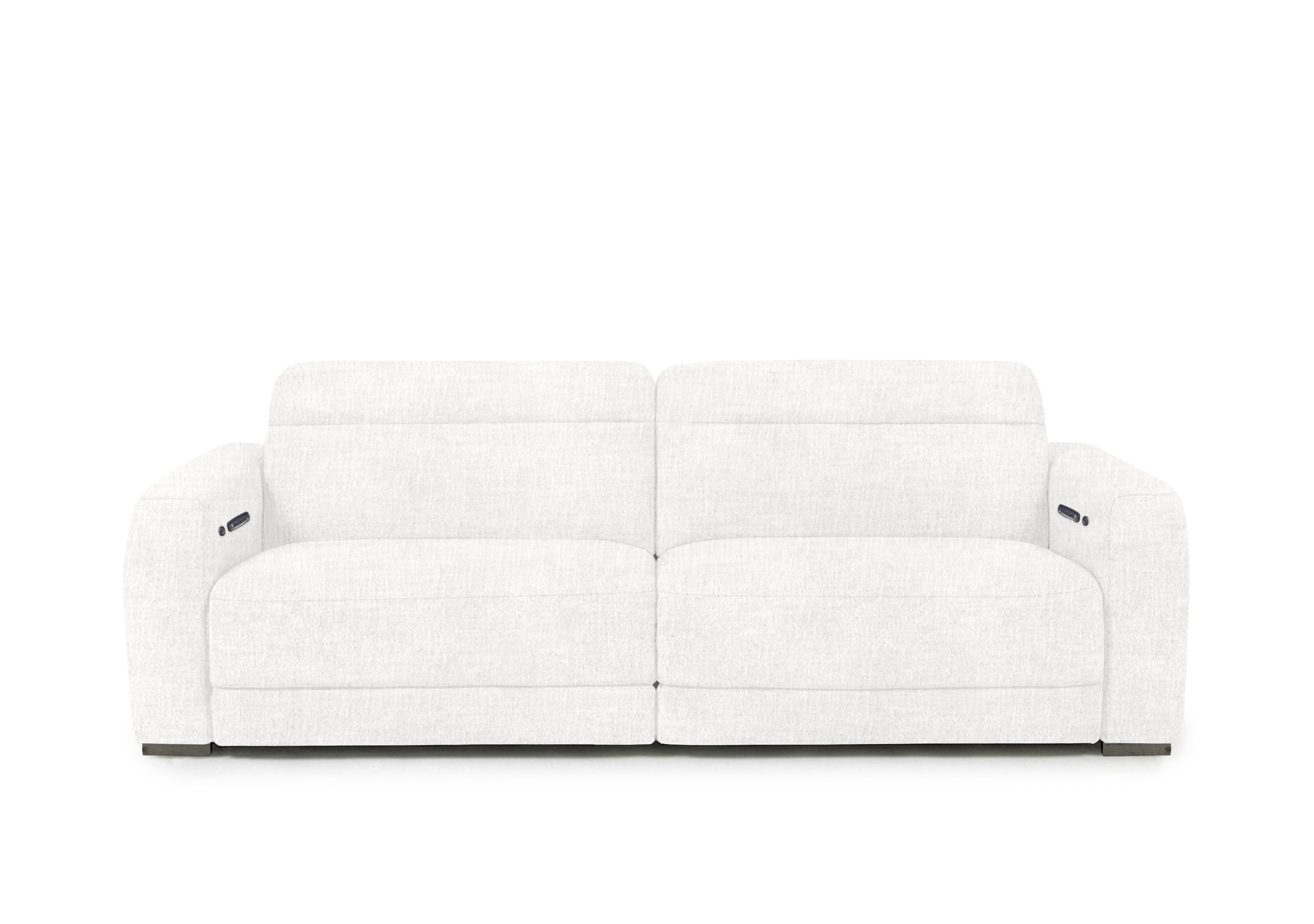 Edison Large Fabric 3 Seater Sofa in Fab-Mga-R03 Frost Gm on Furniture Village