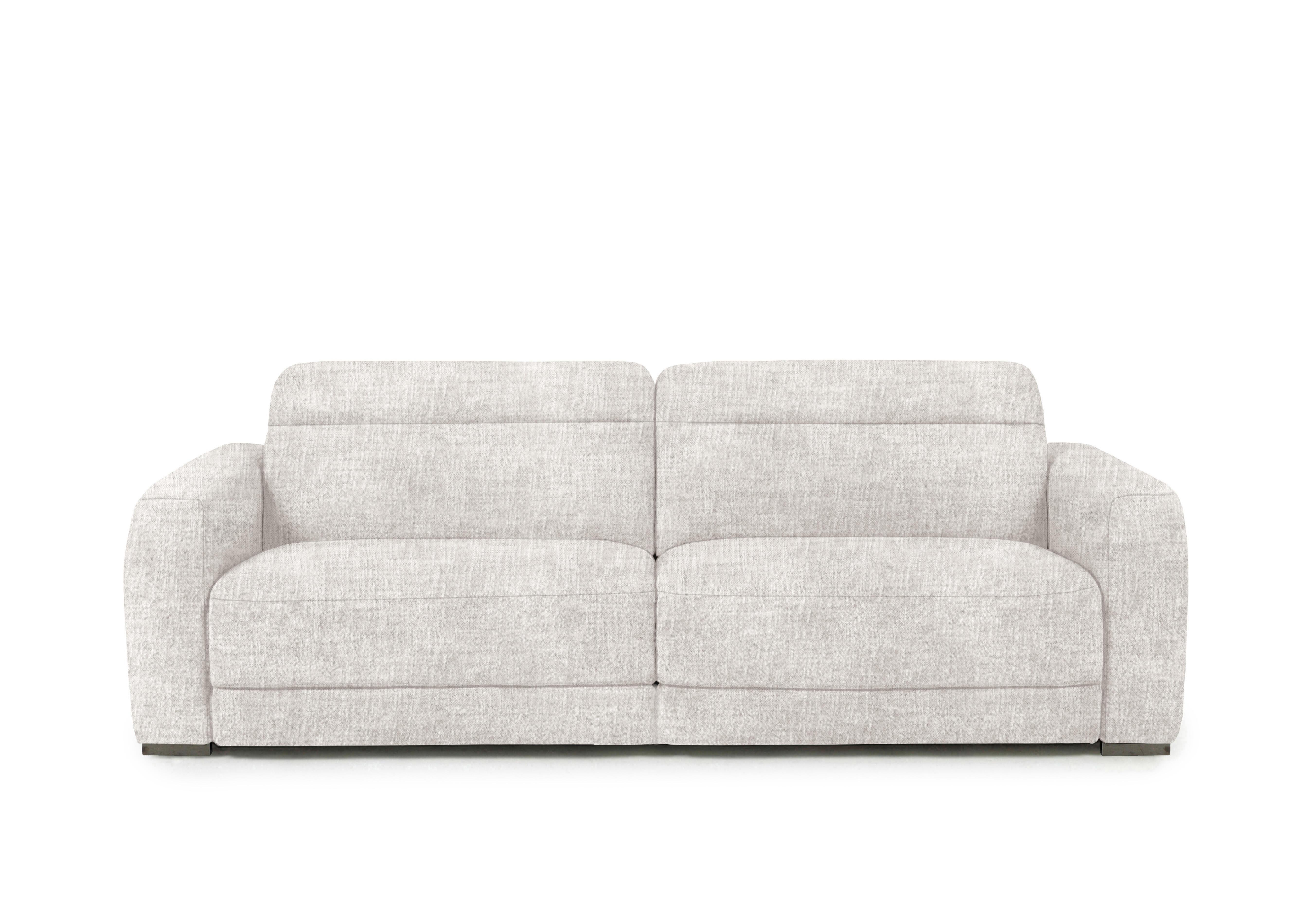 Edison Large Fabric 3 Seater Sofa in Fab-Mga-R04 Beige Gm on Furniture Village