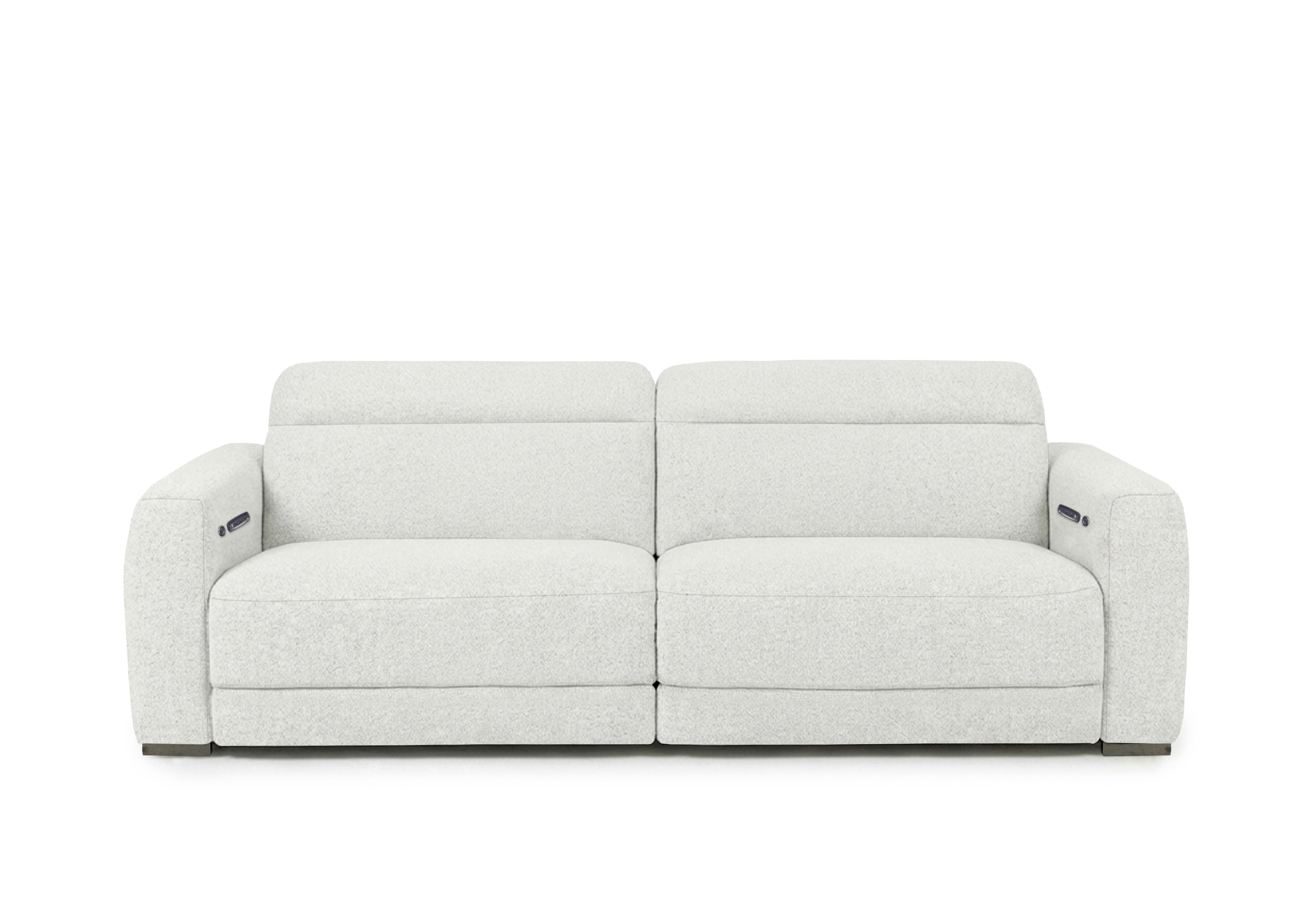 Edison Large Fabric 3 Seater Sofa in Fab-Mil-R104 Oyster Gm on Furniture Village