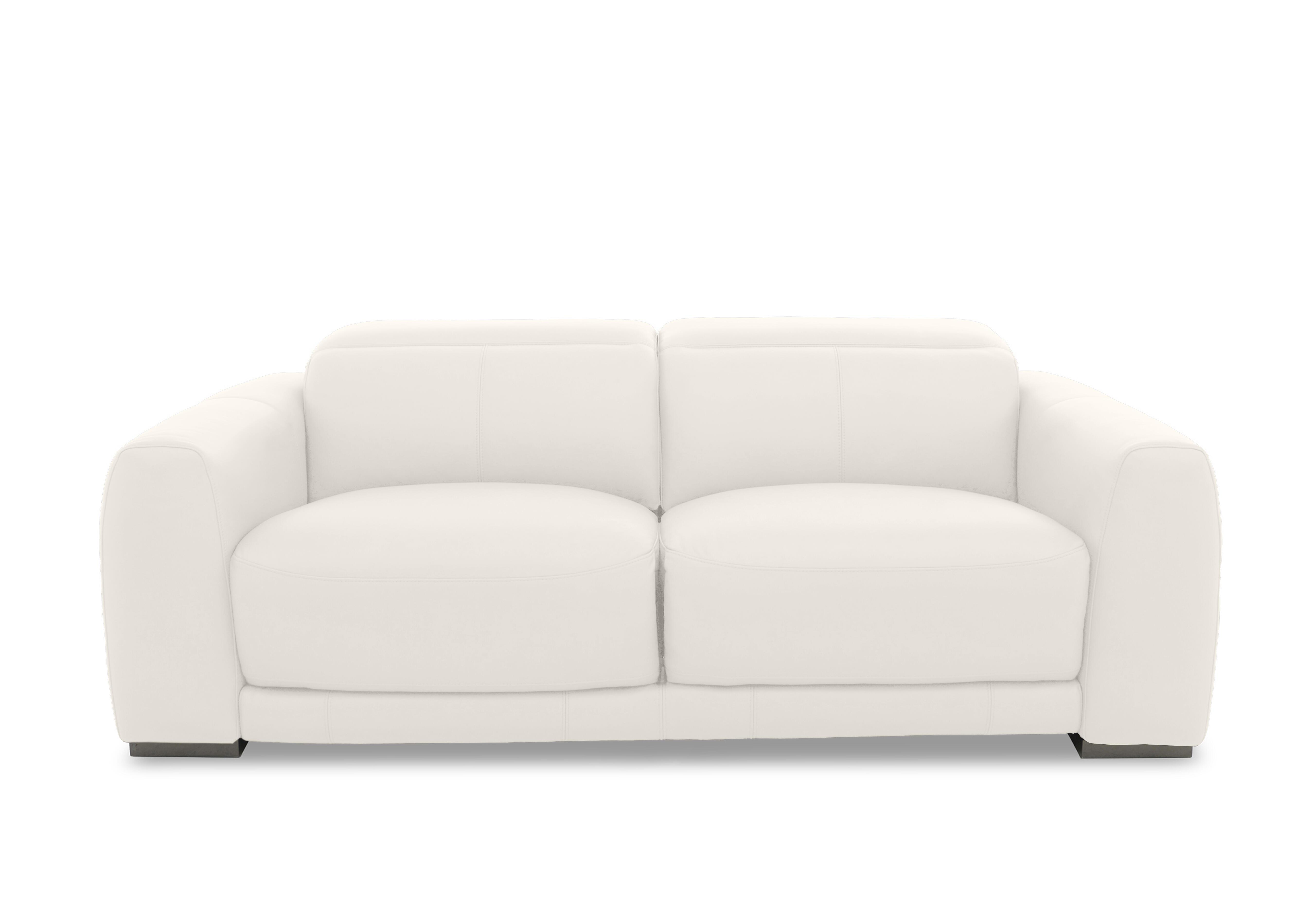 Edison Large Leather 3 Seater Sofa in Nw-420e Star White Gm on Furniture Village