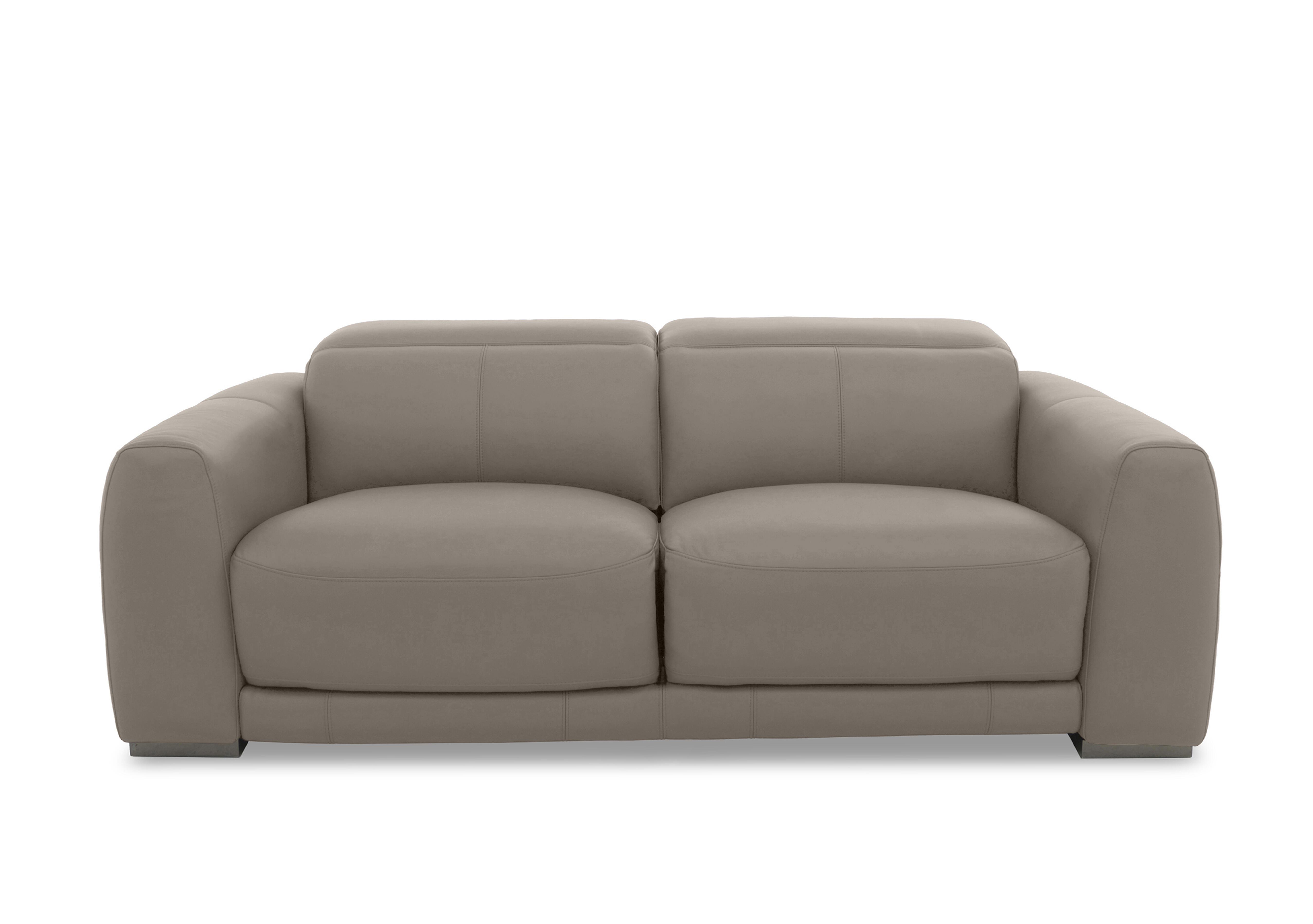 Edison Large Leather 3 Seater Sofa in Nw-513e Pine Bark Gm on Furniture Village