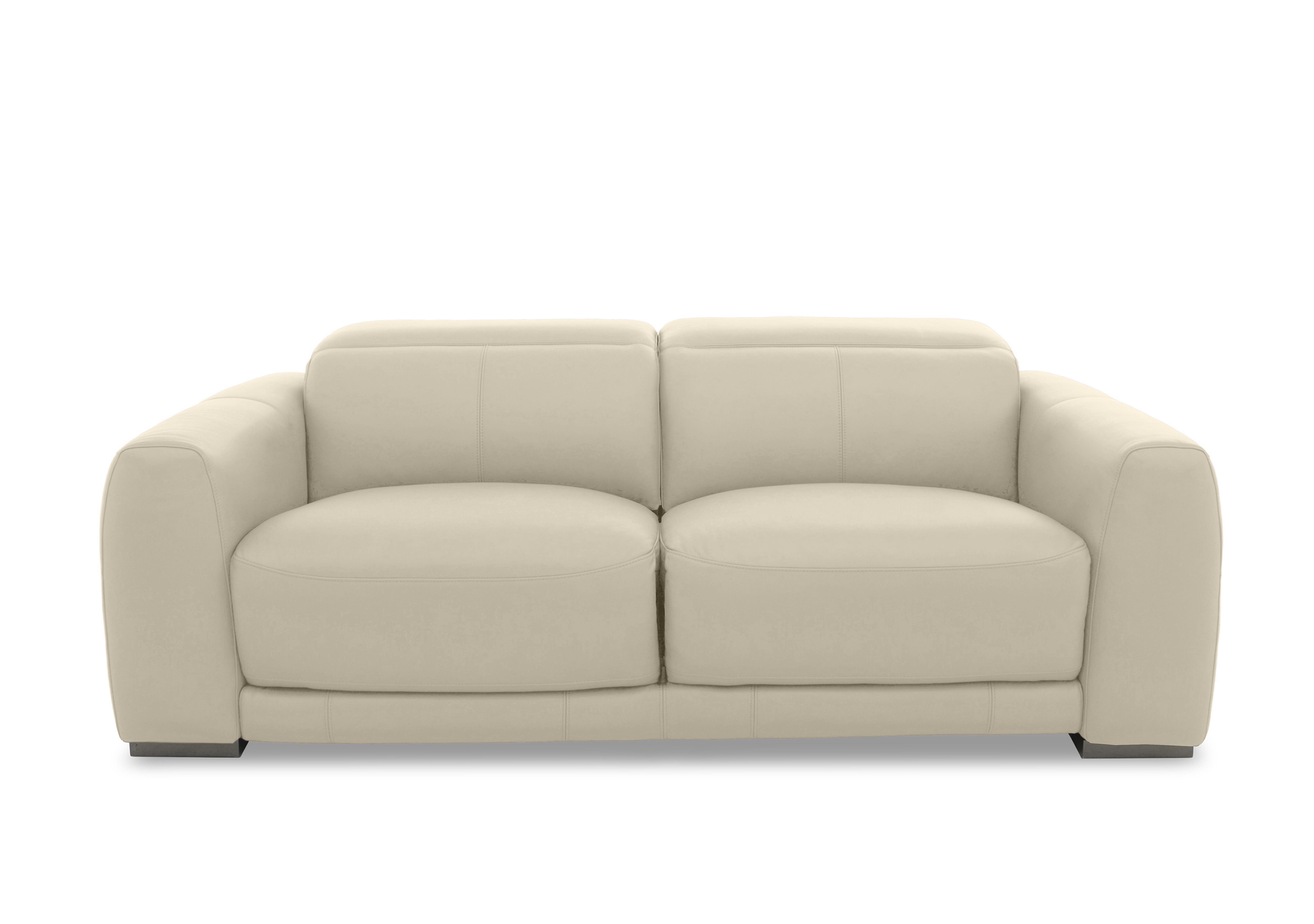 Edison Large Leather 3 Seater Sofa in Nw-862c Bisque Gm on Furniture Village