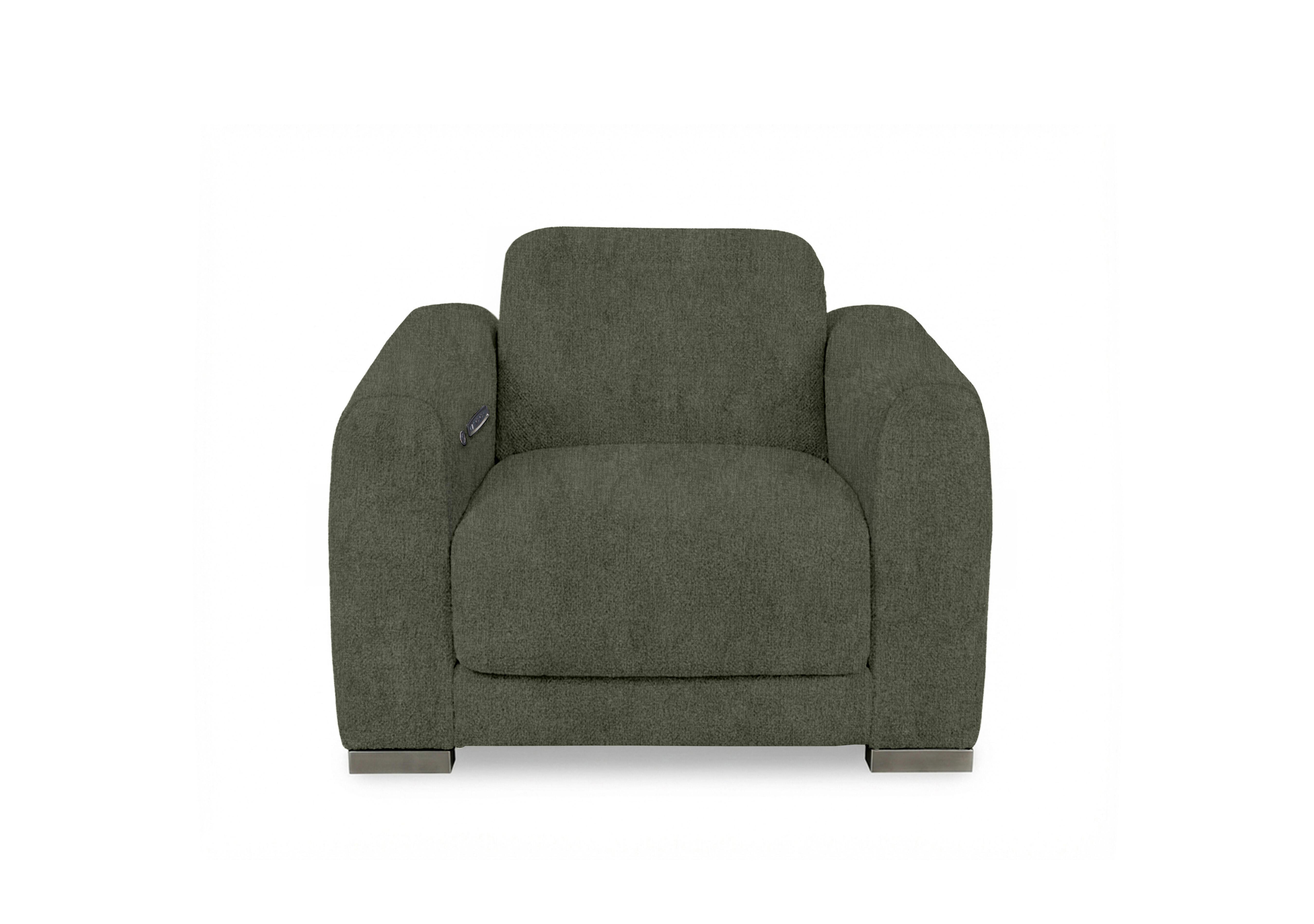 Edison Fabric Chair in Fab-Crn-R353 Forest Green Gm on Furniture Village