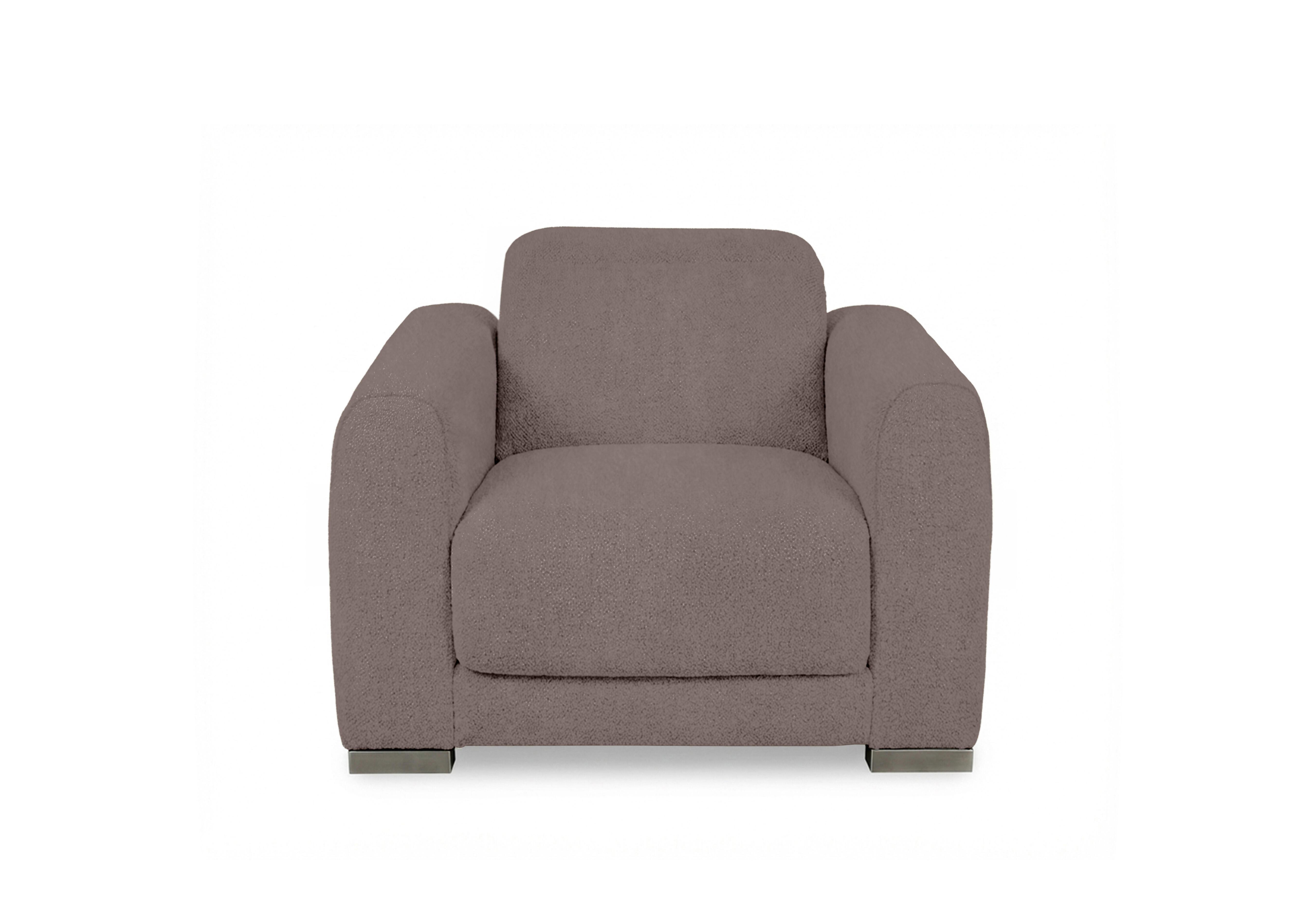 Edison Fabric Chair in Fab-Dab-R08 Brown Gm on Furniture Village