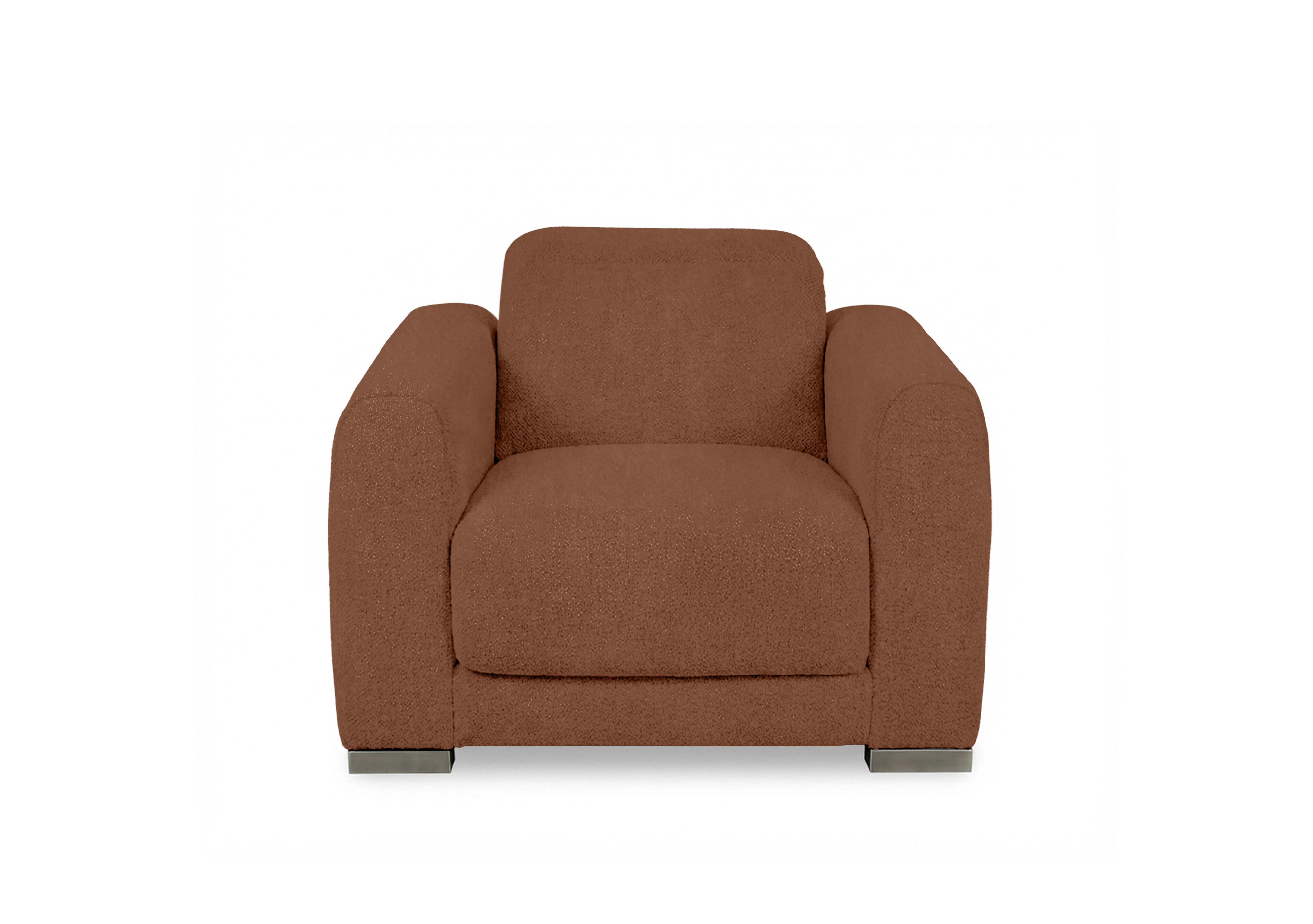 Edison Fabric Chair in Fab-Dab-R13 Rust Gm on Furniture Village