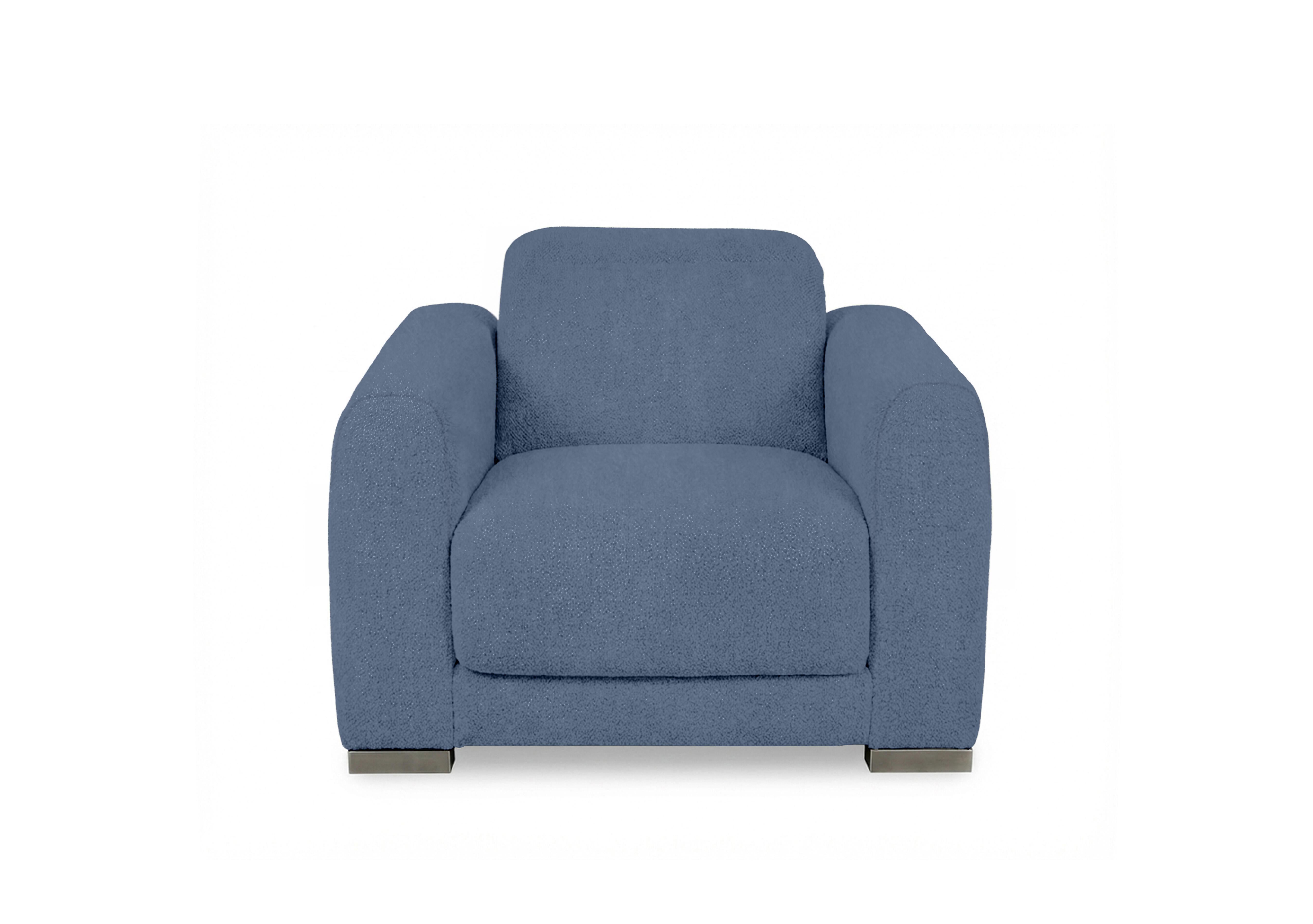 Edison Fabric Chair in Fab-Dab-R18 Silverish Blue Gm on Furniture Village