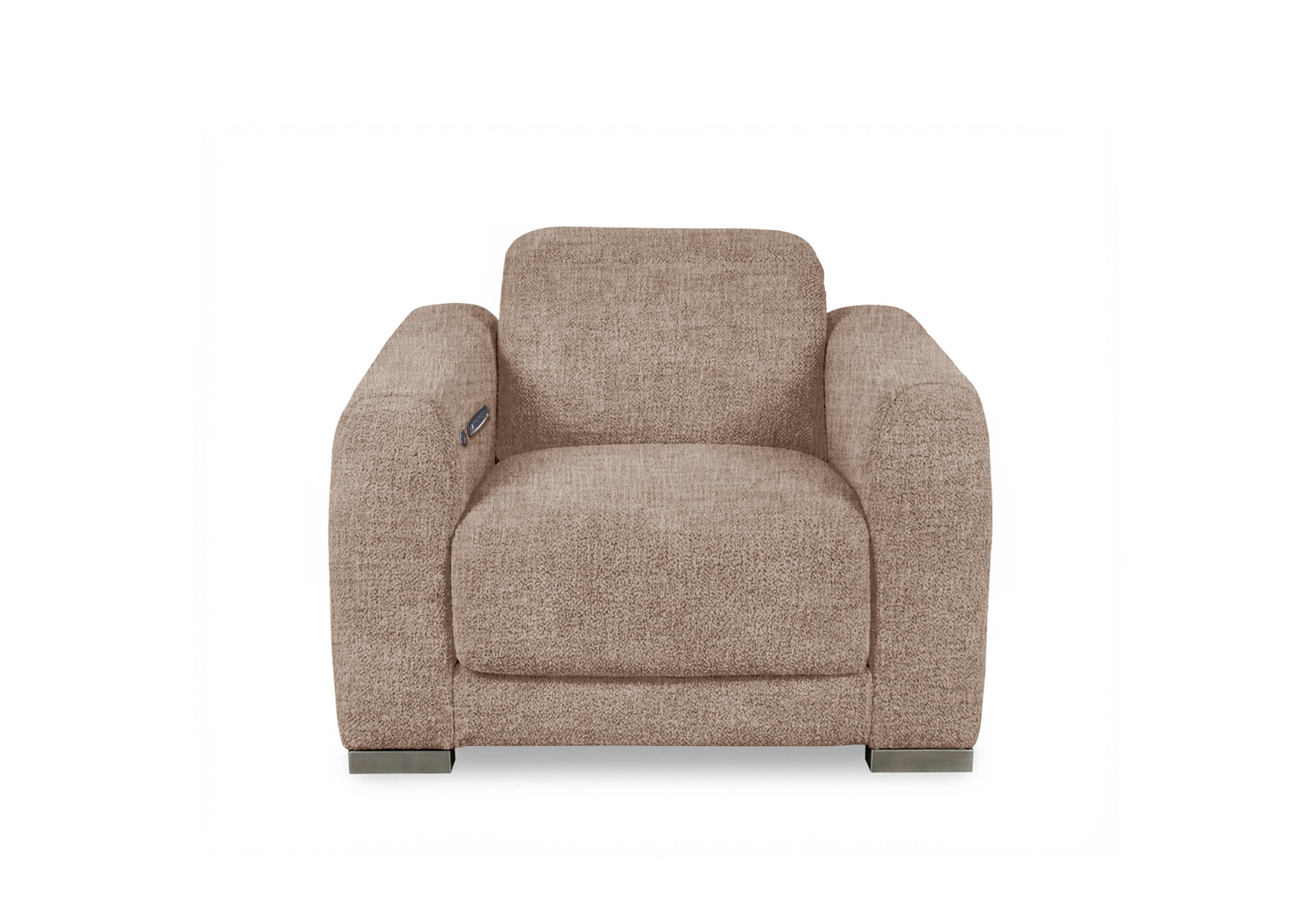 Edison Fabric Chair in Fab-Mga-R13 Light Brown Gm on Furniture Village