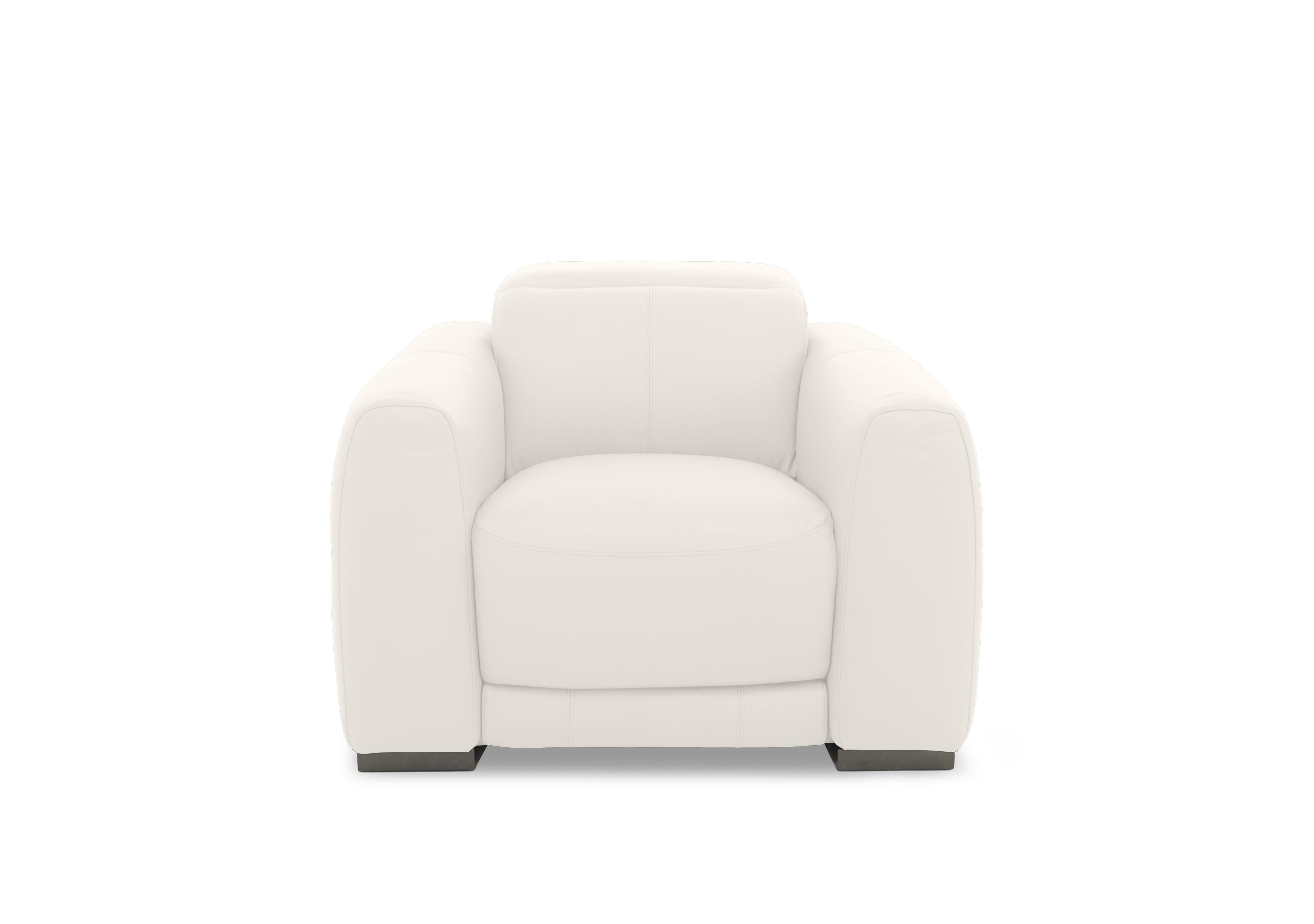 Edison Leather Chair in Nw-420e Star White Gm on Furniture Village