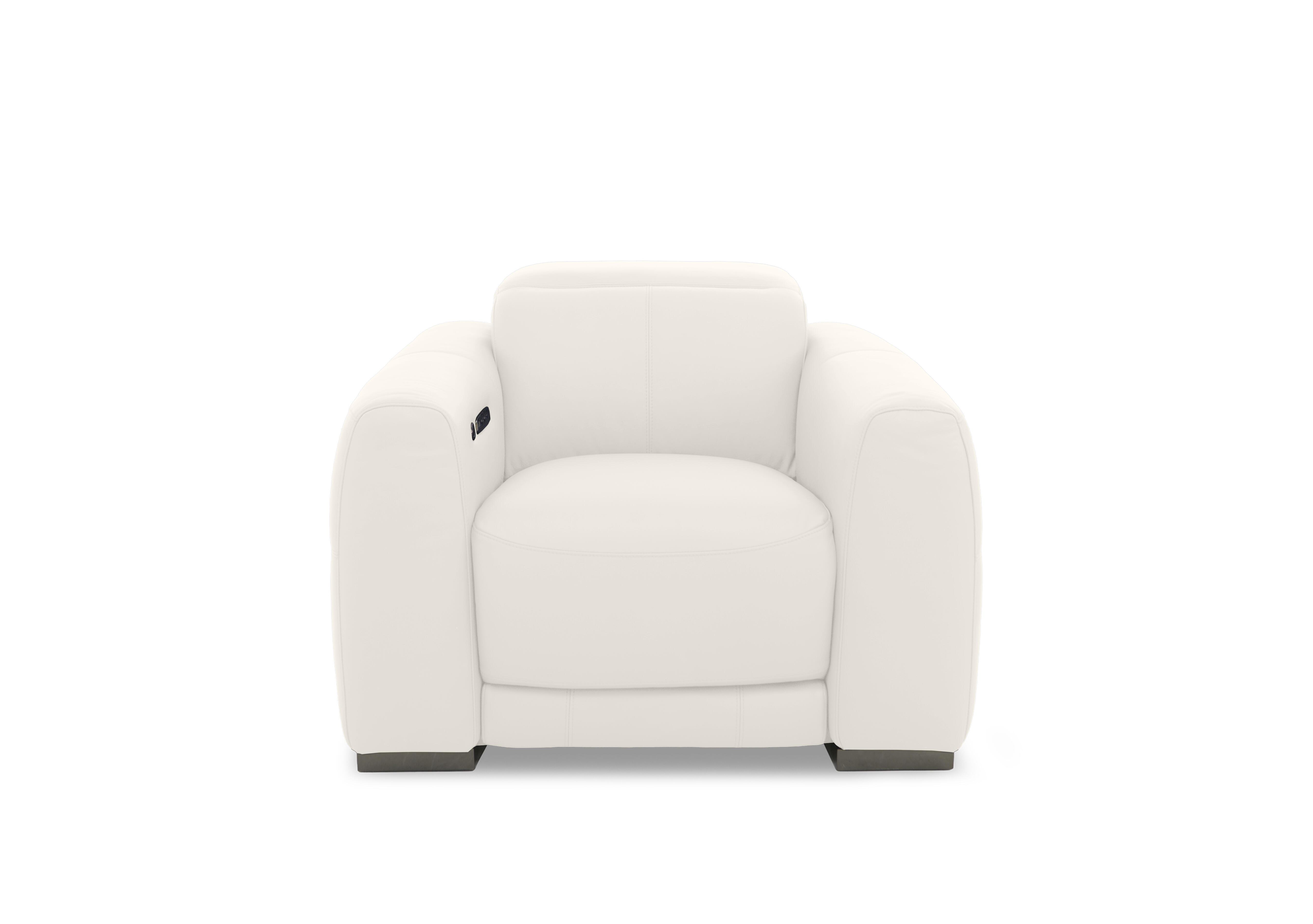 Edison Leather Chair in Nw-420e Star White Gm on Furniture Village