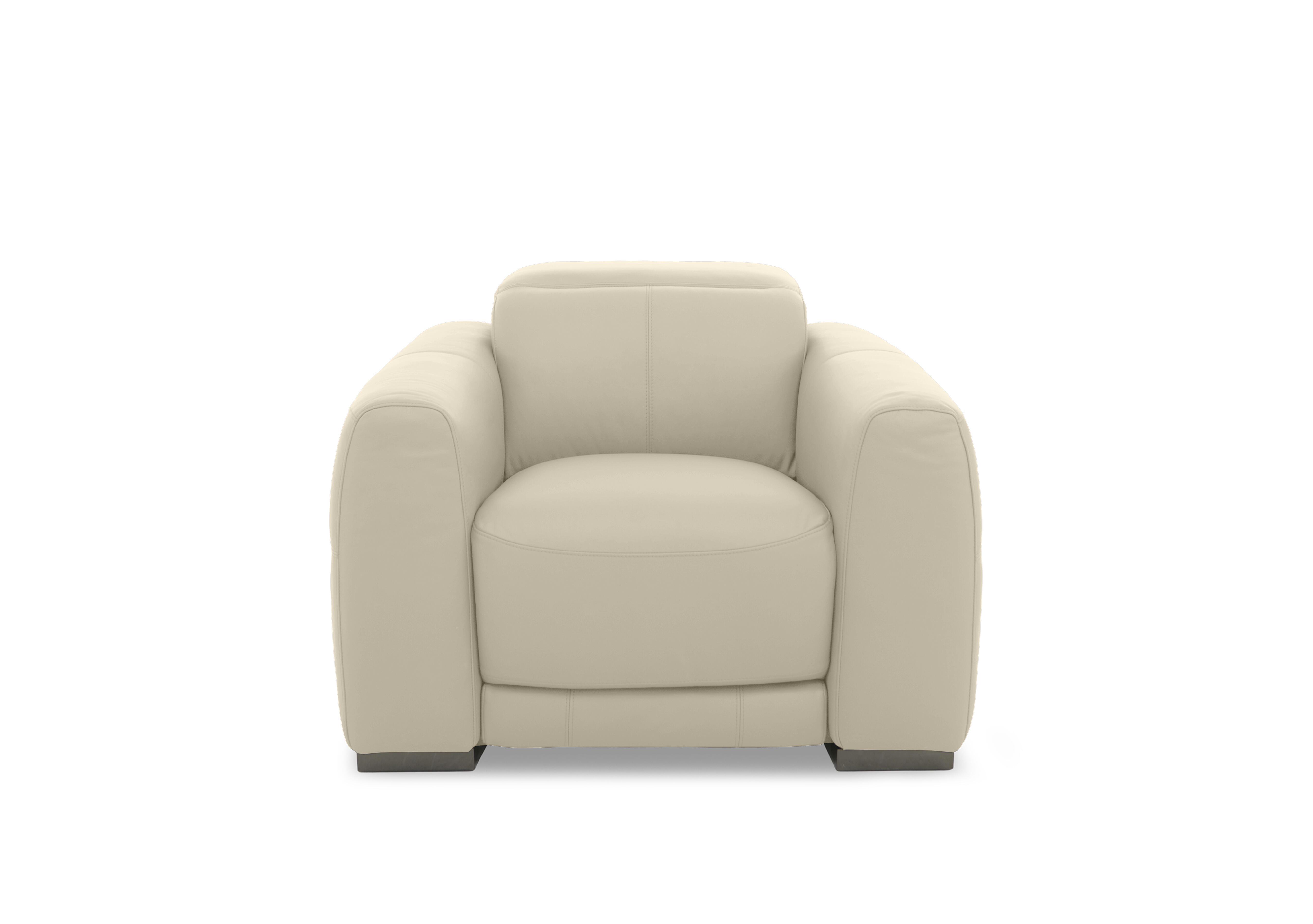 Edison Leather Chair in Nw-862c Bisque Gm on Furniture Village