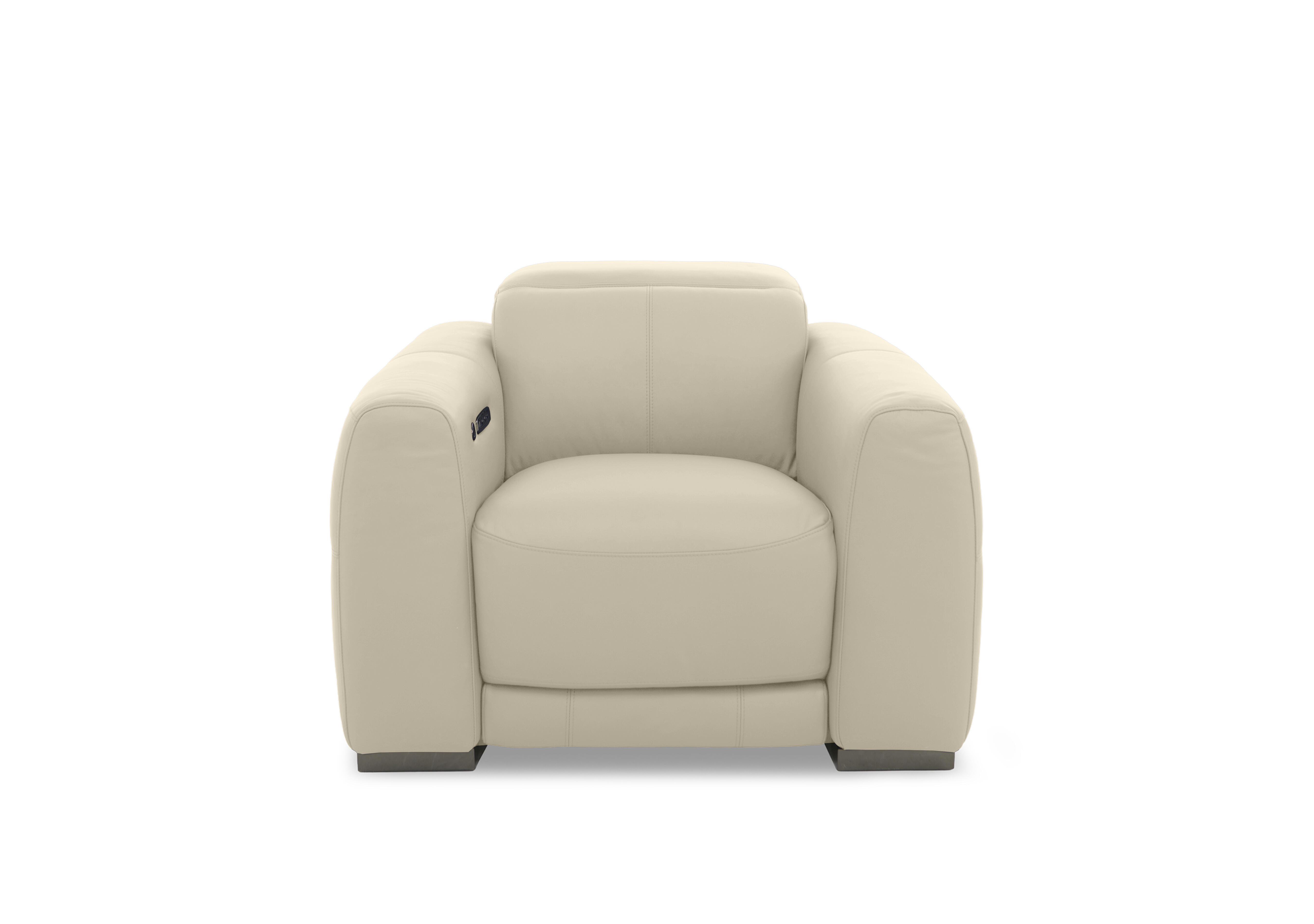 Edison Leather Chair in Nw-862c Bisque Gm on Furniture Village