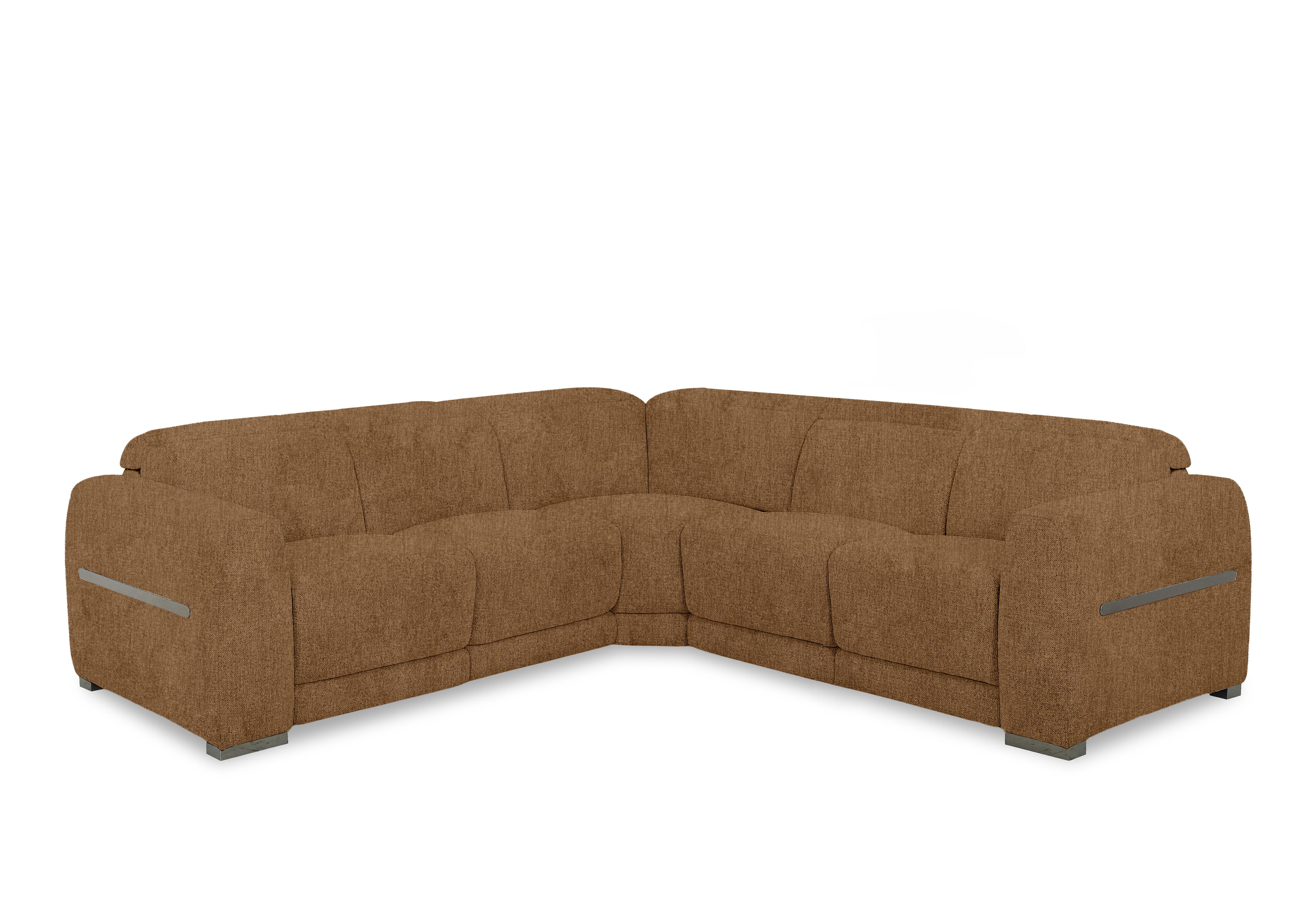 Edison Large Fabric Corner Sofa in Fab-Crn-R272 Tumeric Gm on Furniture Village