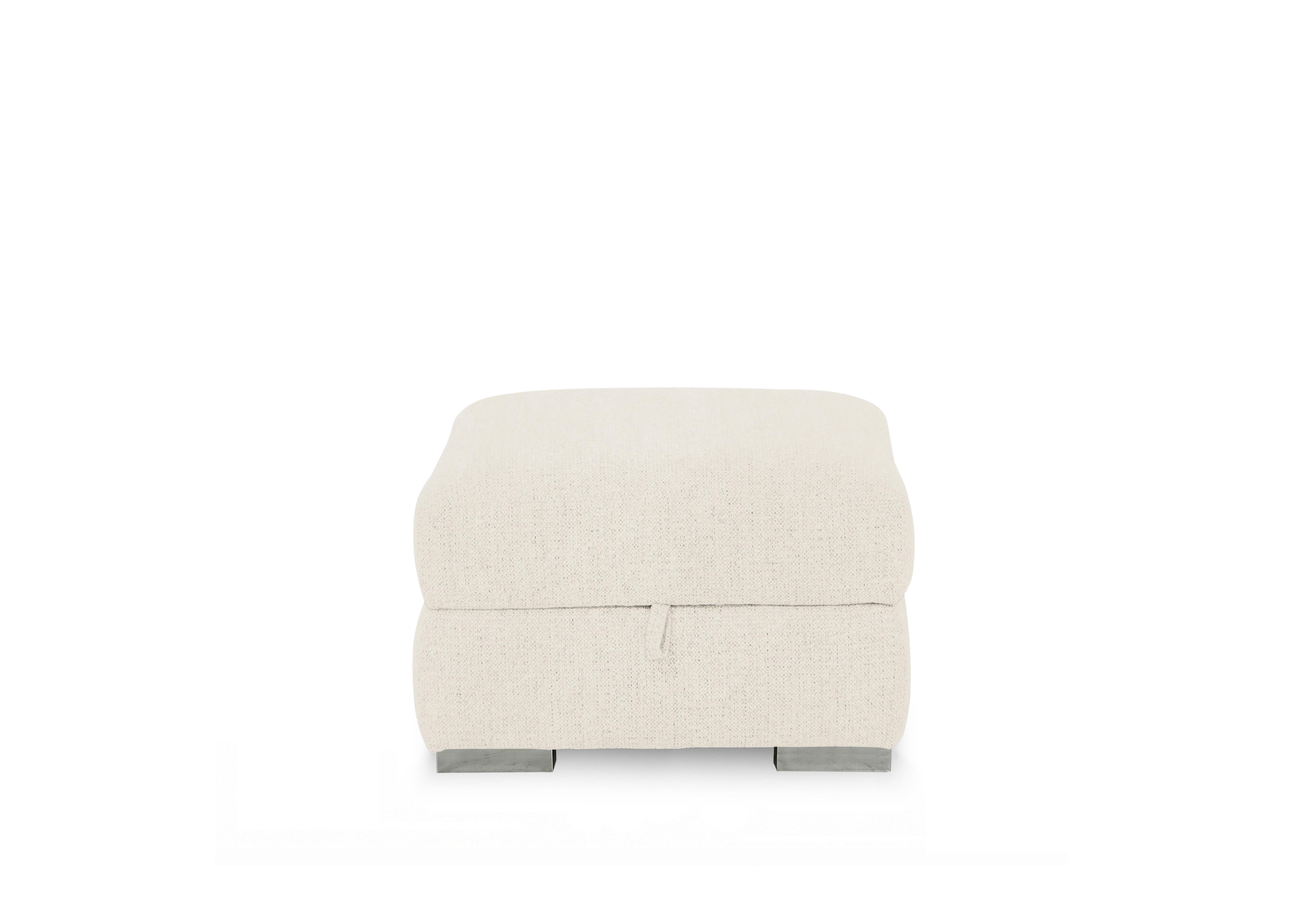 Edison Fabric Storage Footstool in Fab-Dab-R05 Cream Gm on Furniture Village