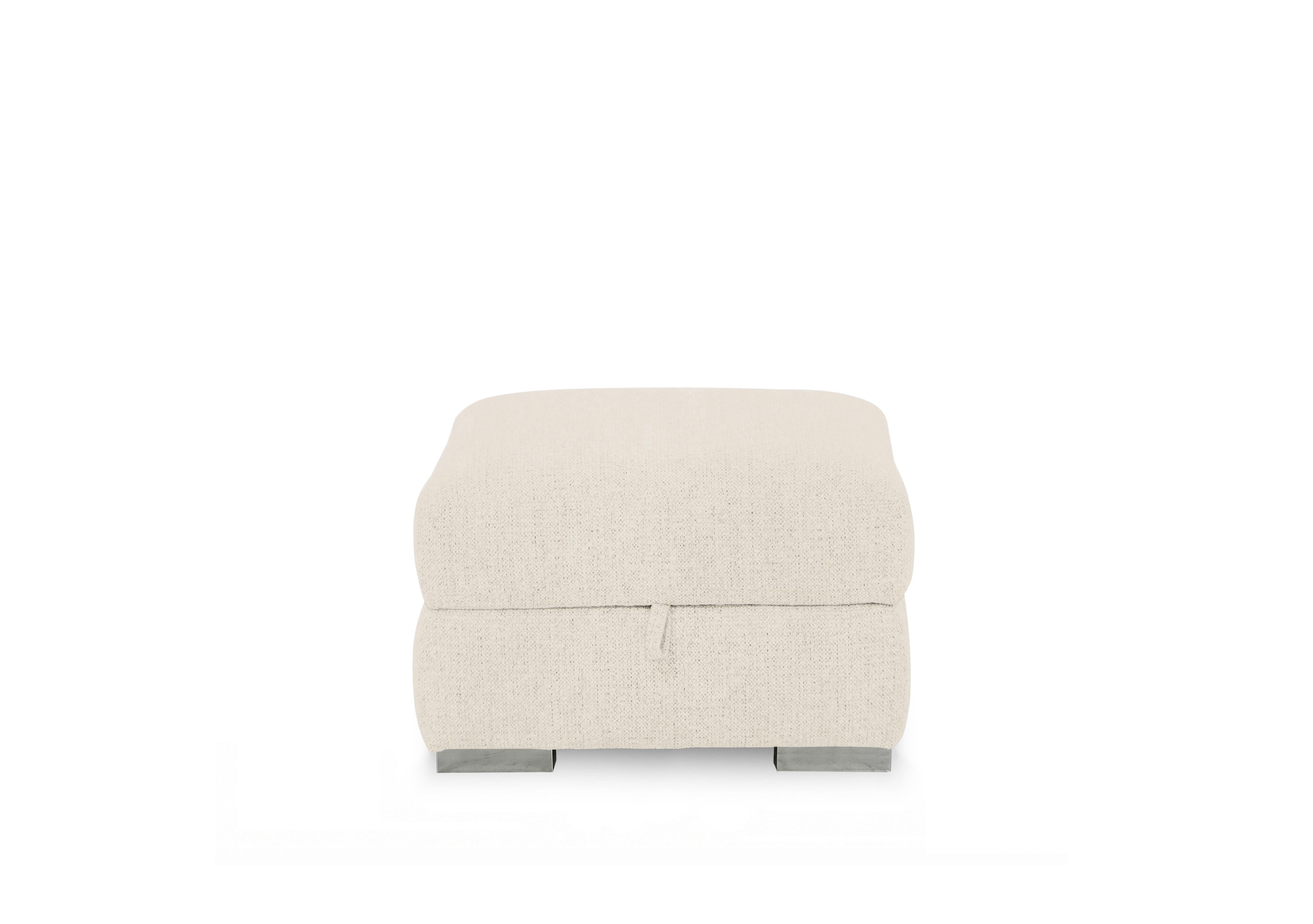 Edison Fabric Storage Footstool in Fab-Dab-R06 Beige Gm on Furniture Village