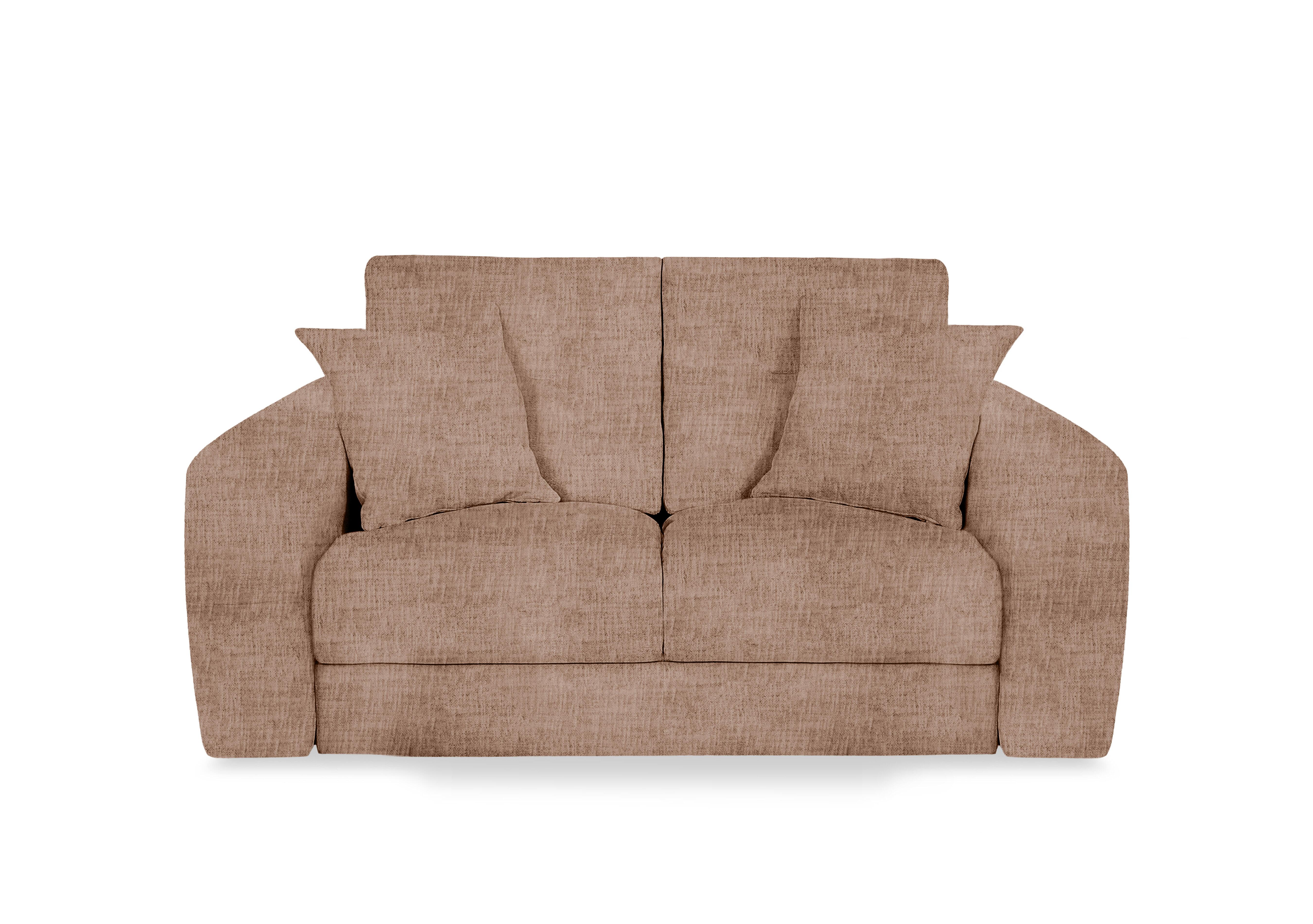 Nest Fabric 2 Seater Sofa in Fab-Mga-R13 Light Brown on Furniture Village