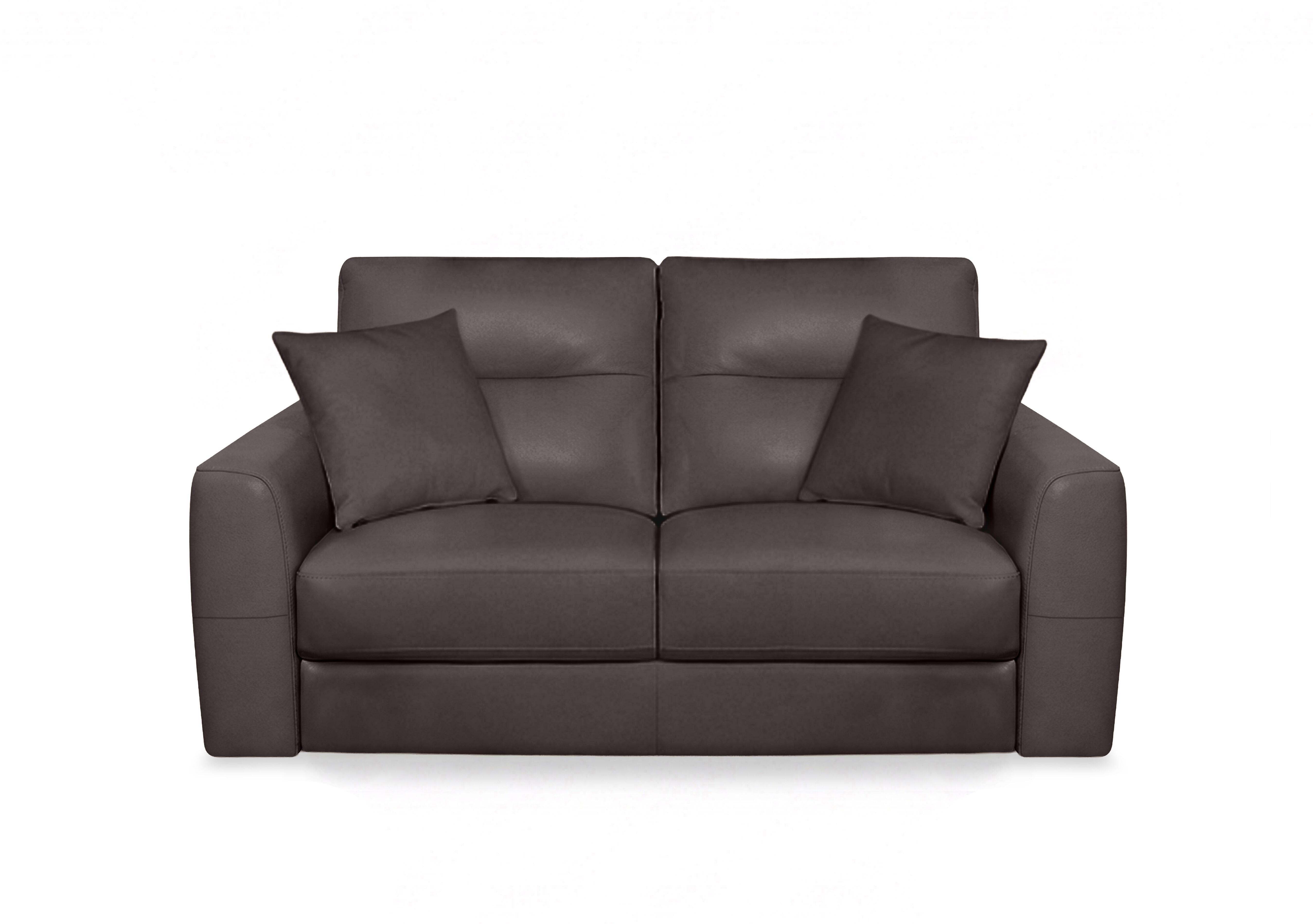 Nest Leather 2 Seater Sofa in Nc-037c Dark Chocolate on Furniture Village