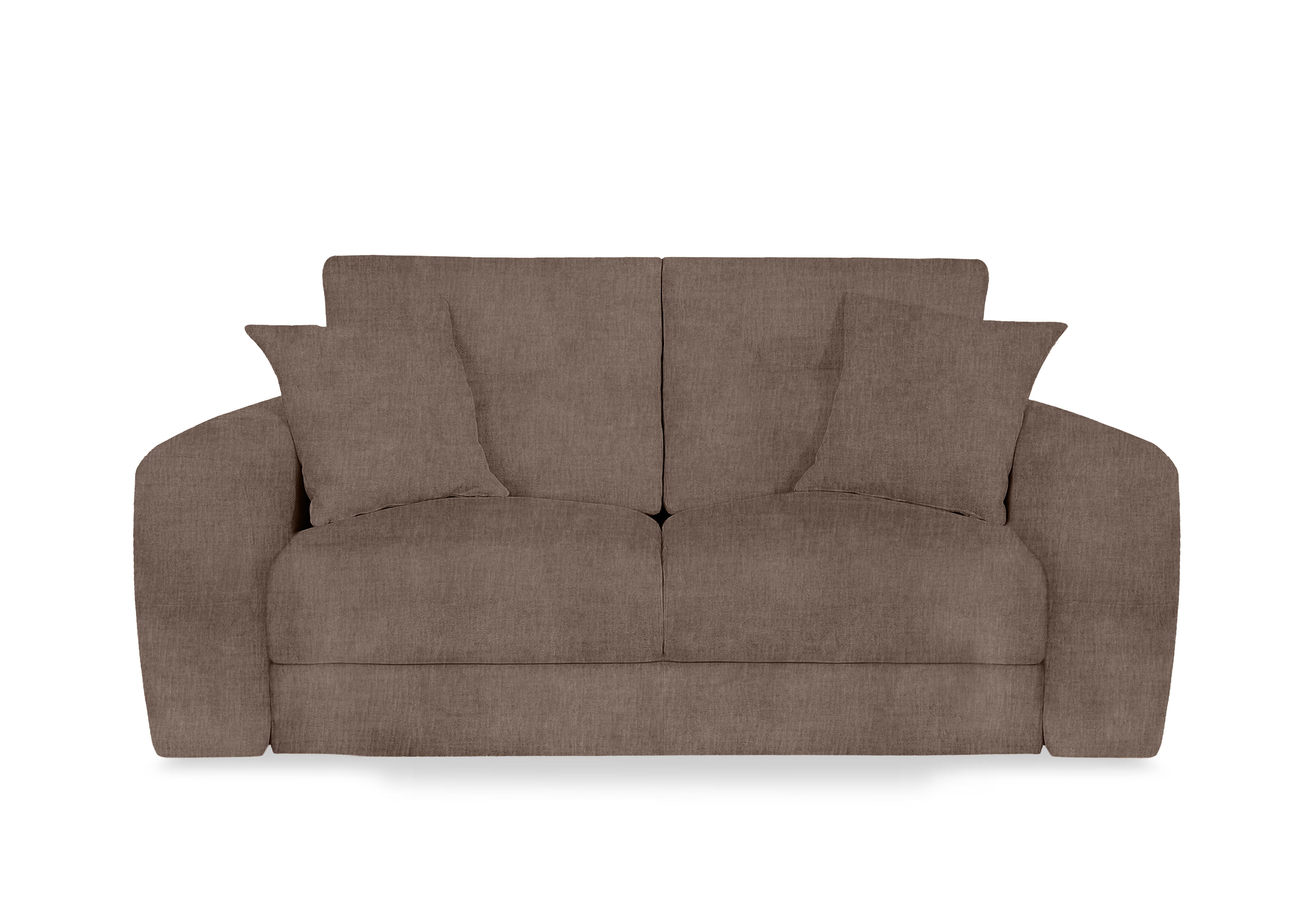 Nest Fabric 3 Seater Sofa in Fab-Crn-R431 Brown on Furniture Village
