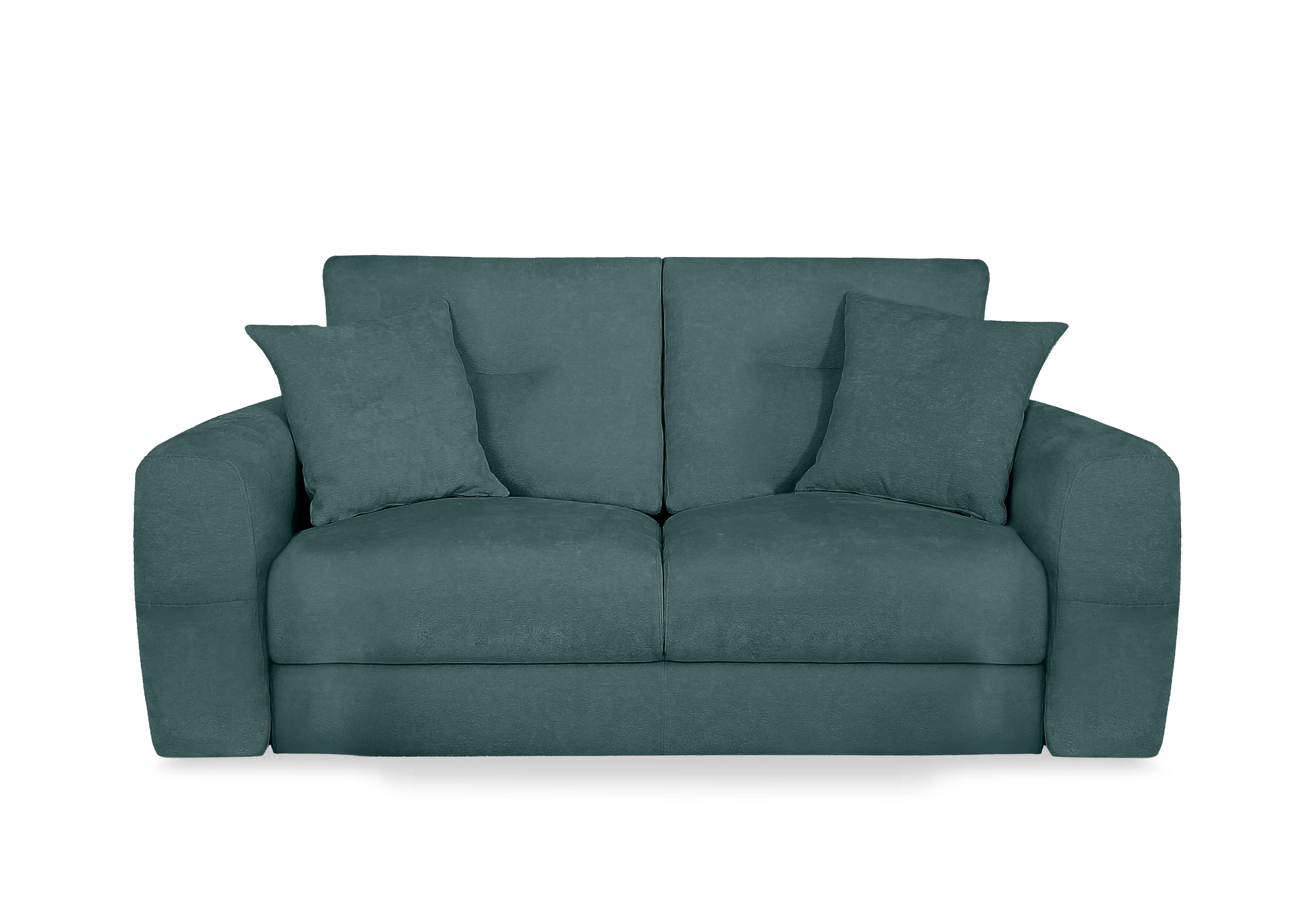 Nest Fabric 3 Seater Sofa in Fab-Dab-R17 Peacock on Furniture Village