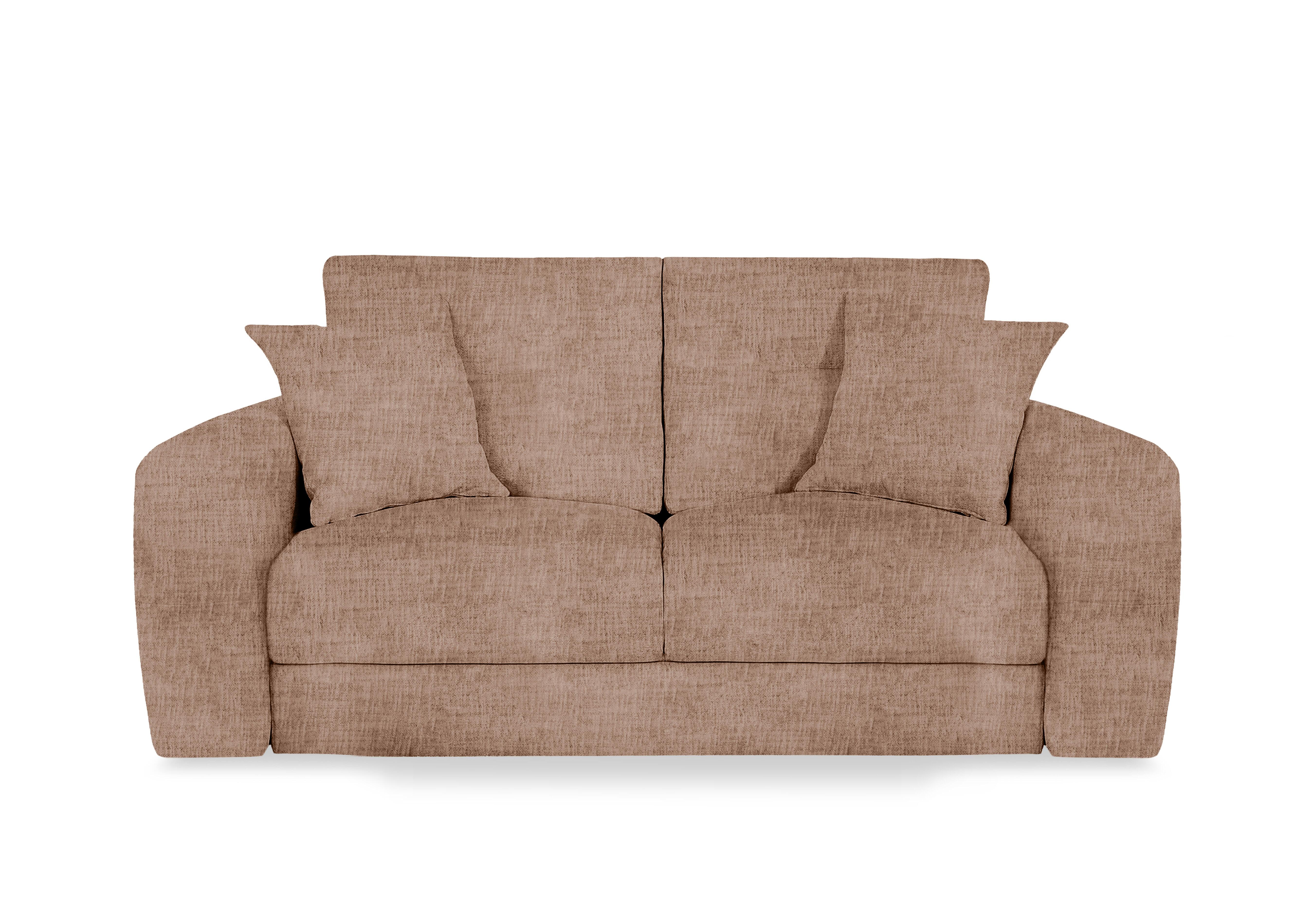 Nest Fabric 3 Seater Sofa in Fab-Mga-R13 Light Brown on Furniture Village