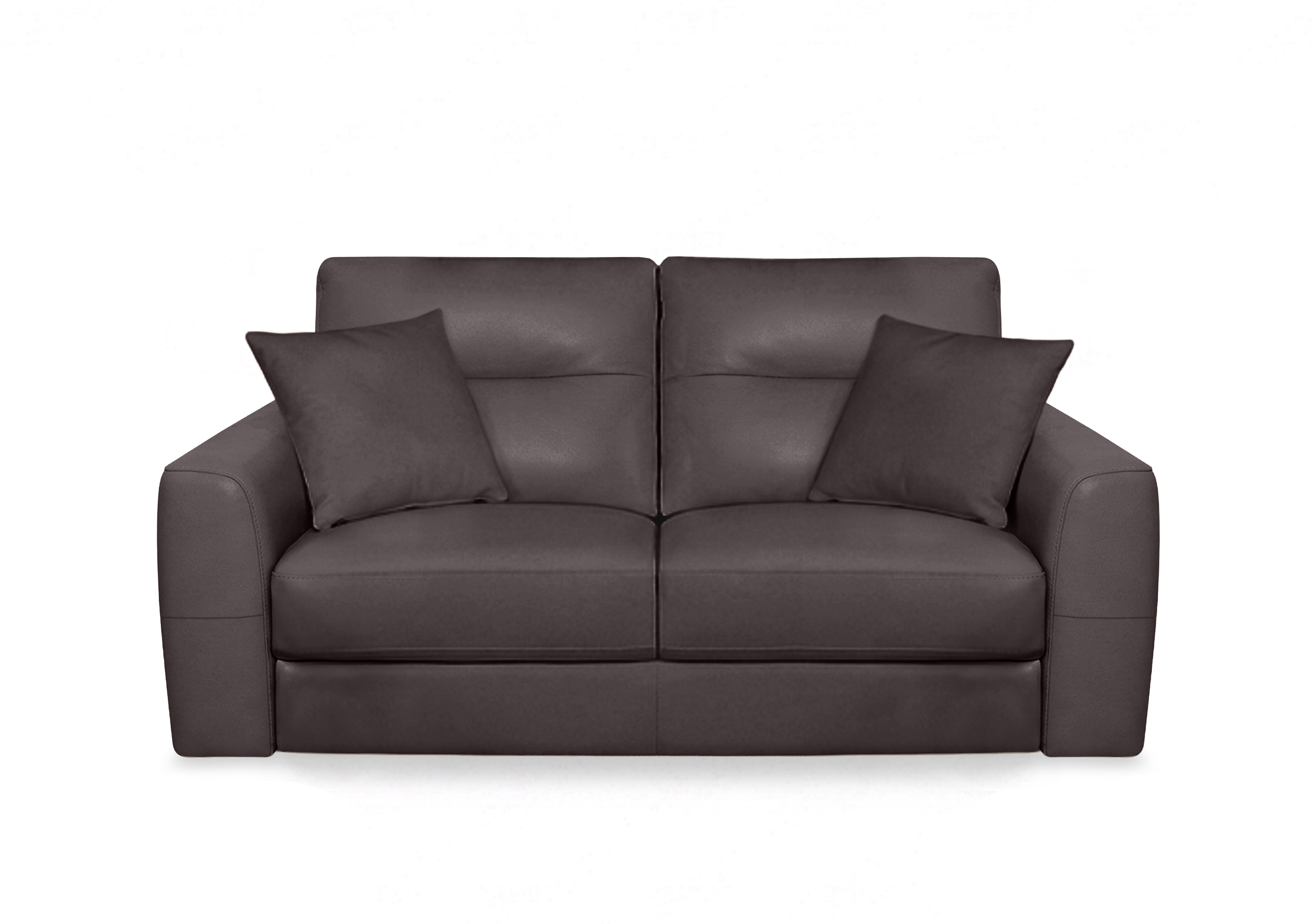 Nest Leather 3 Seater Sofa in Nc-037c Dark Chocolate on Furniture Village