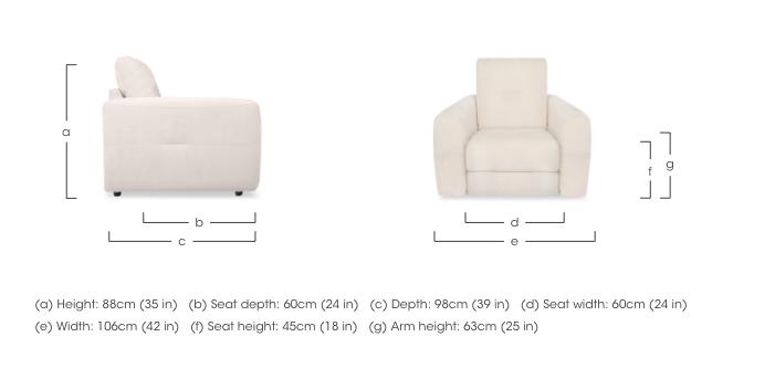 Nest Fabric Chair in  on Furniture Village