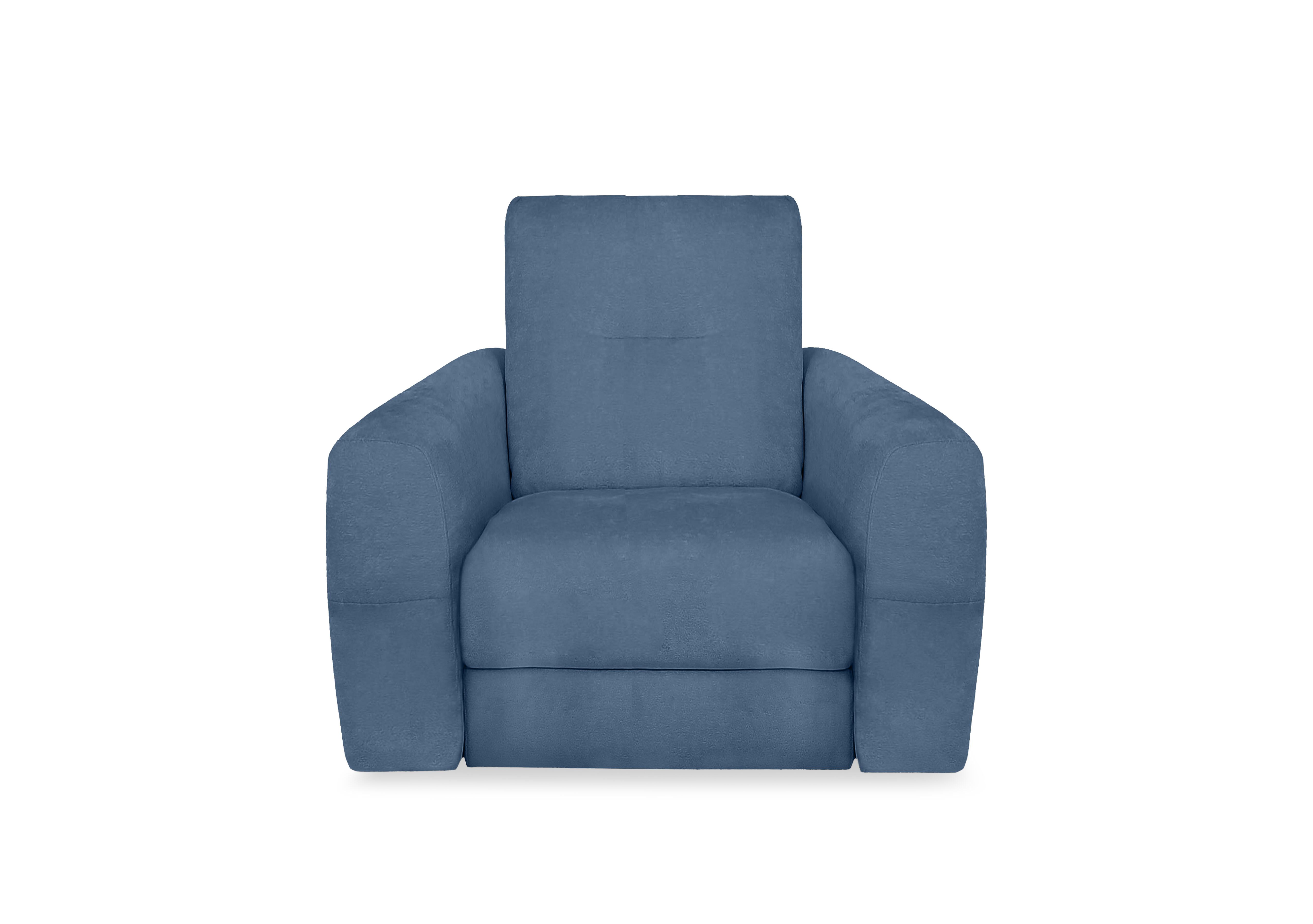 Nest Fabric Chair in Fab-Dab-R18 Silverish Blue on Furniture Village
