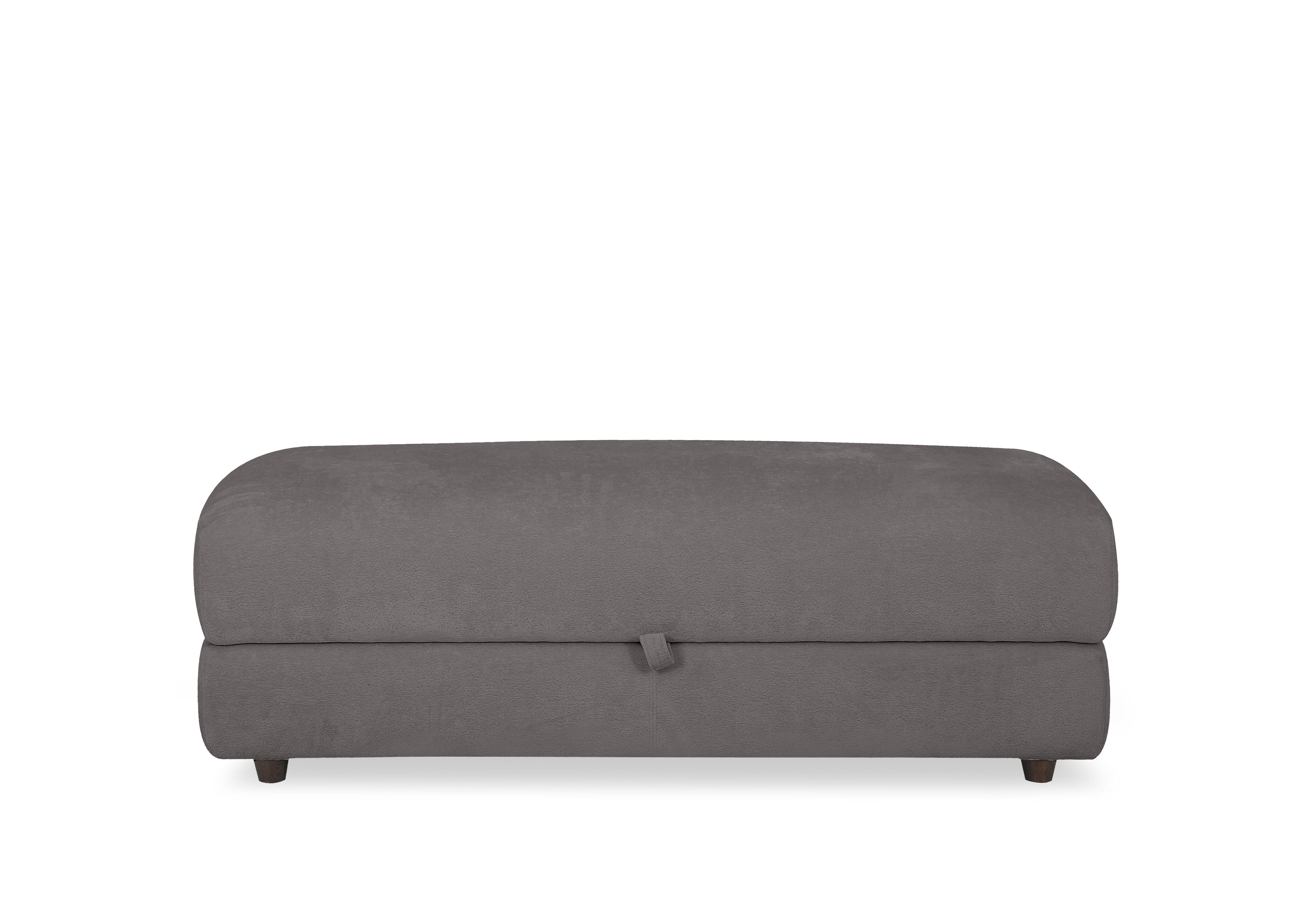 Nest Large Fabric Storage Footstool in Fab-Dab-R02 Steel Grey on Furniture Village