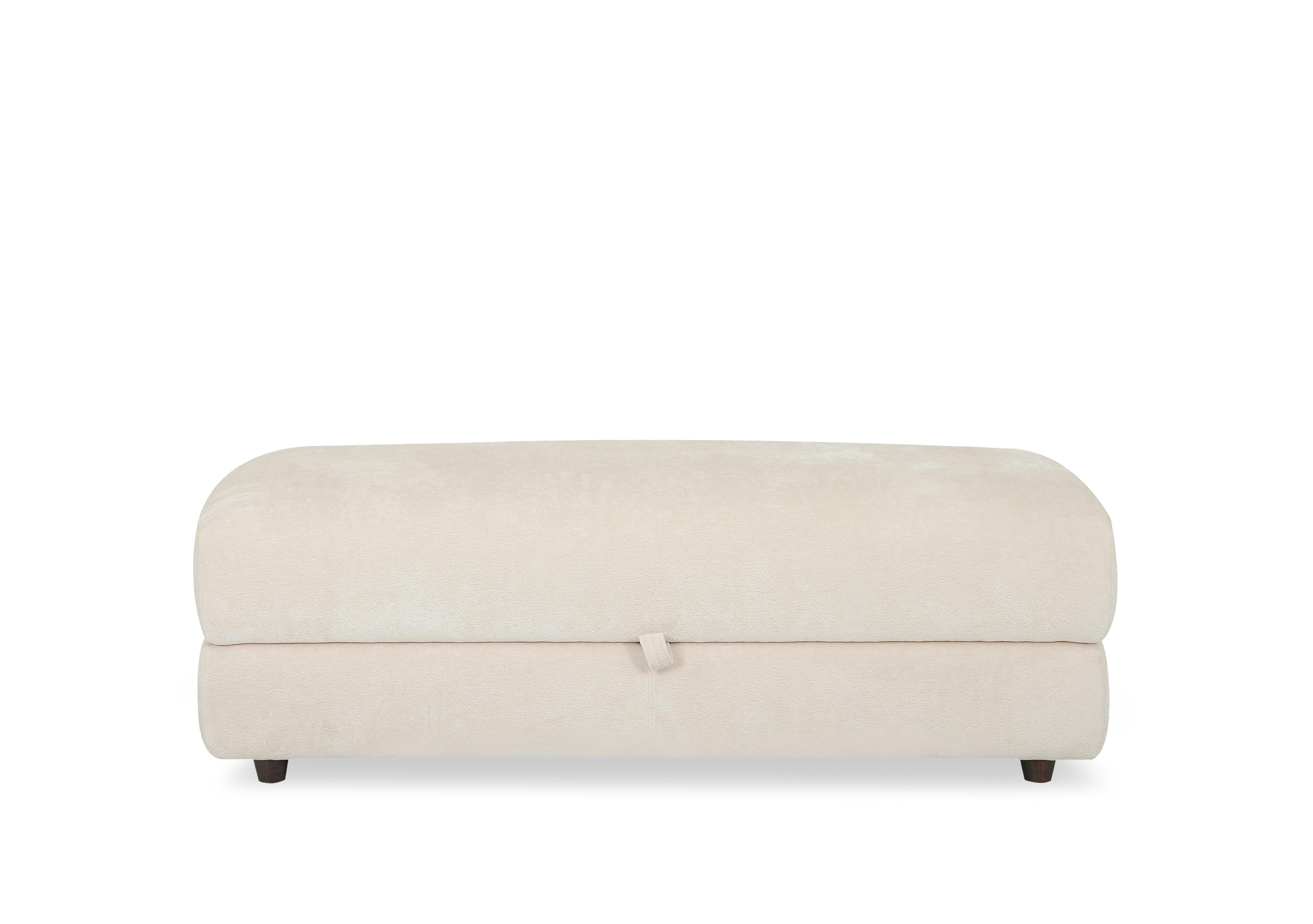Nest Large Fabric Storage Footstool in Fab-Dab-R05 Cream on Furniture Village