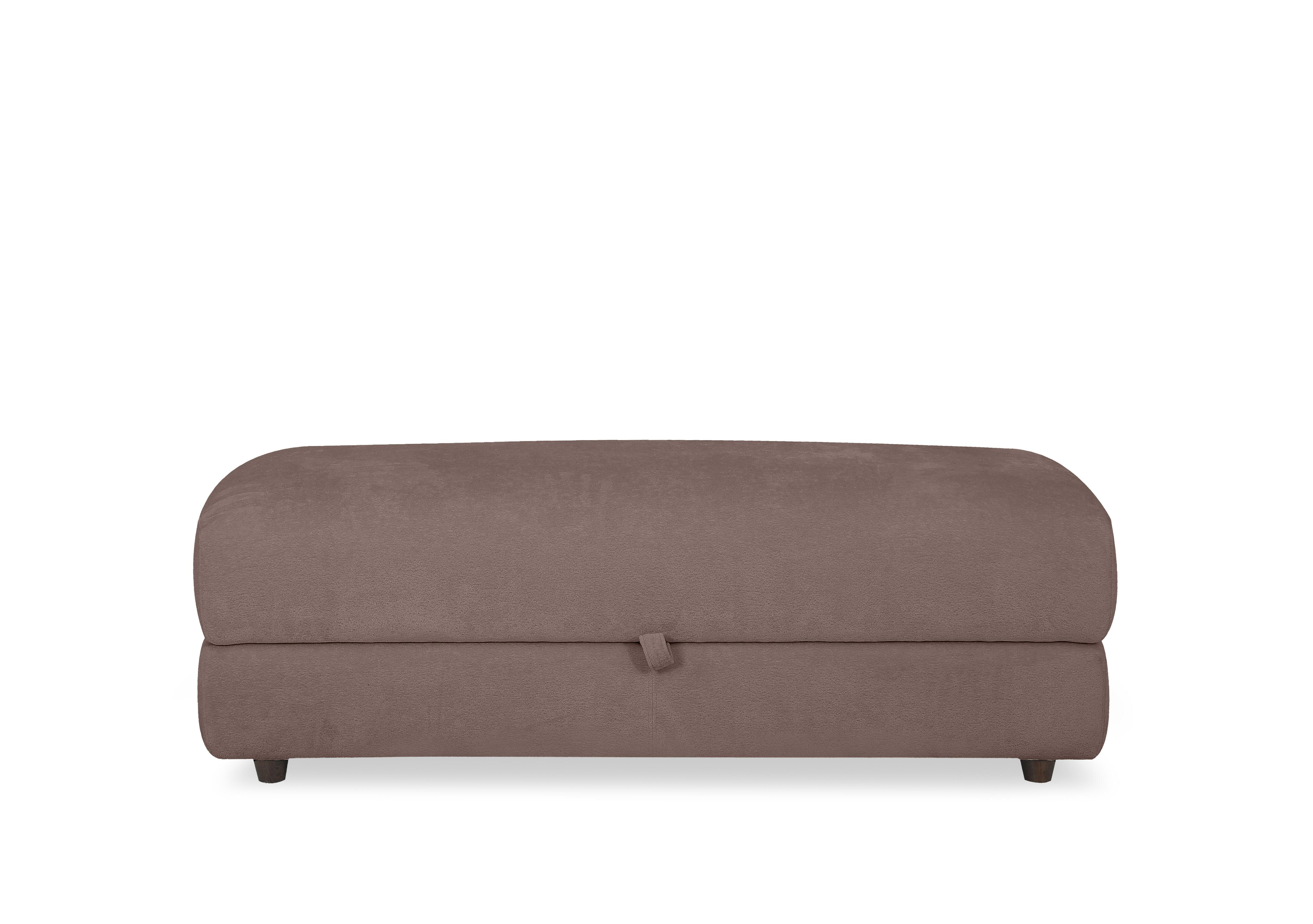Nest Large Fabric Storage Footstool in Fab-Dab-R08 Brown on Furniture Village