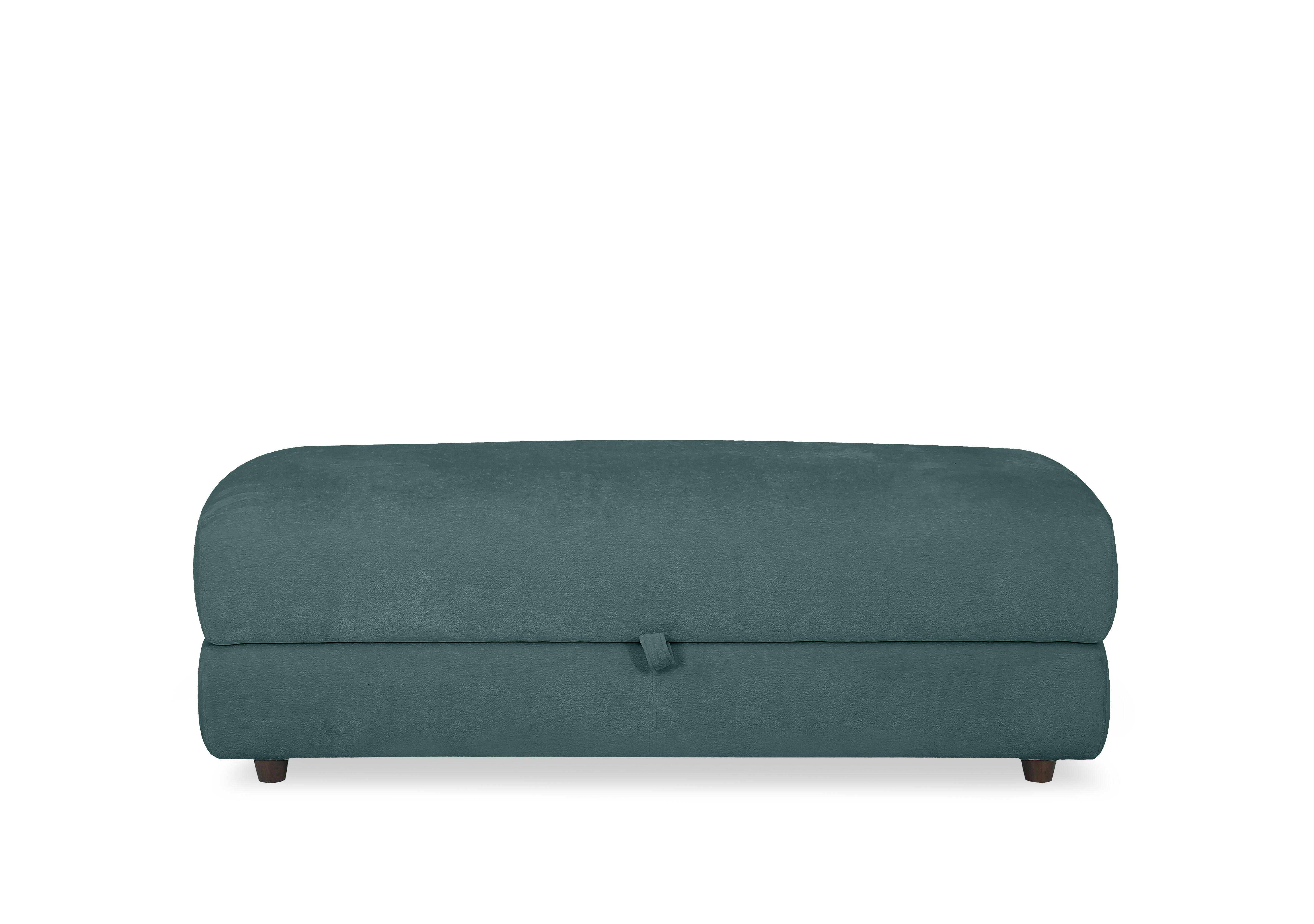 Nest Large Fabric Storage Footstool in Fab-Dab-R17 Peacock on Furniture Village