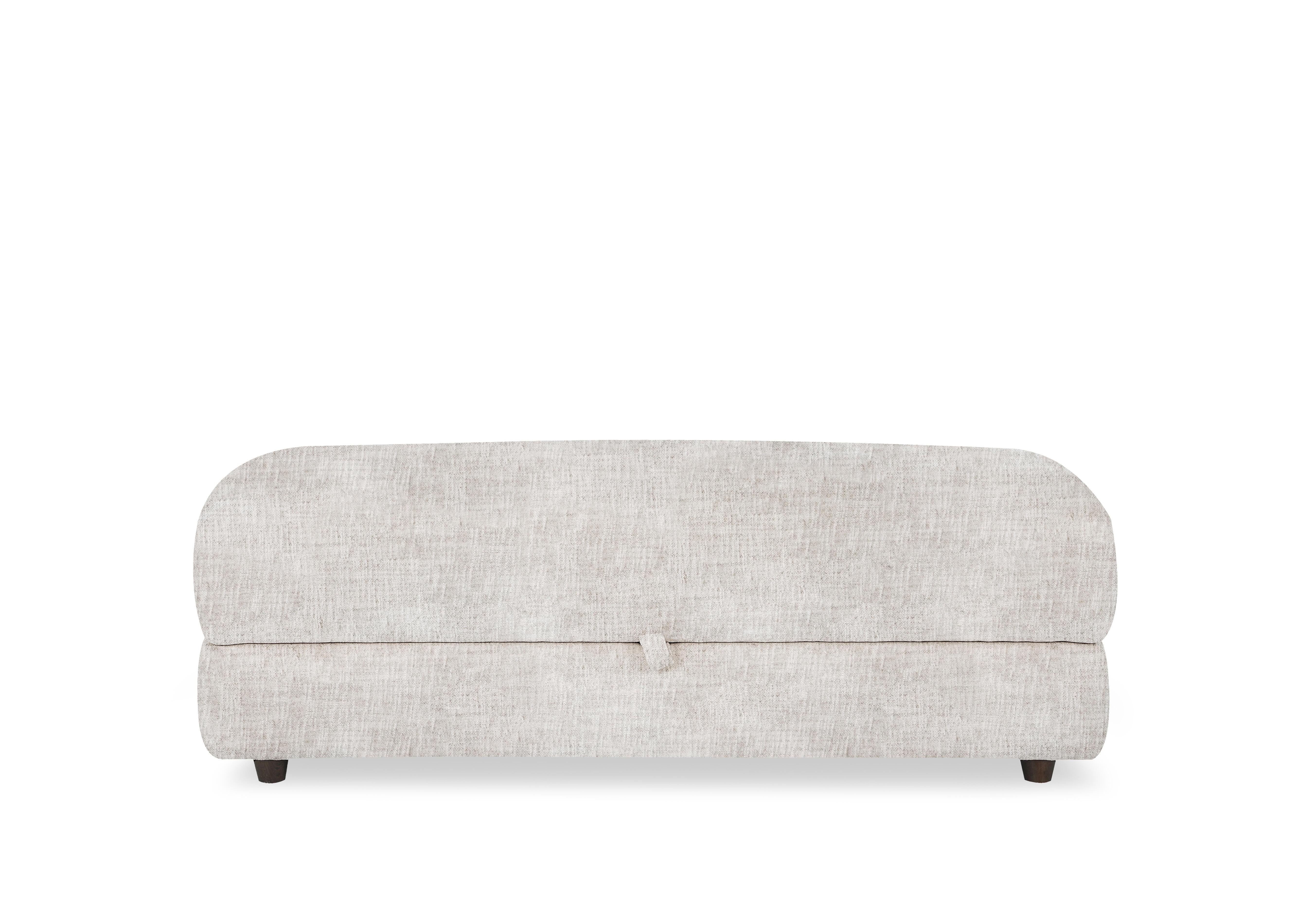 Nest Large Fabric Storage Footstool in Fab-Mga-R04 Beige on Furniture Village