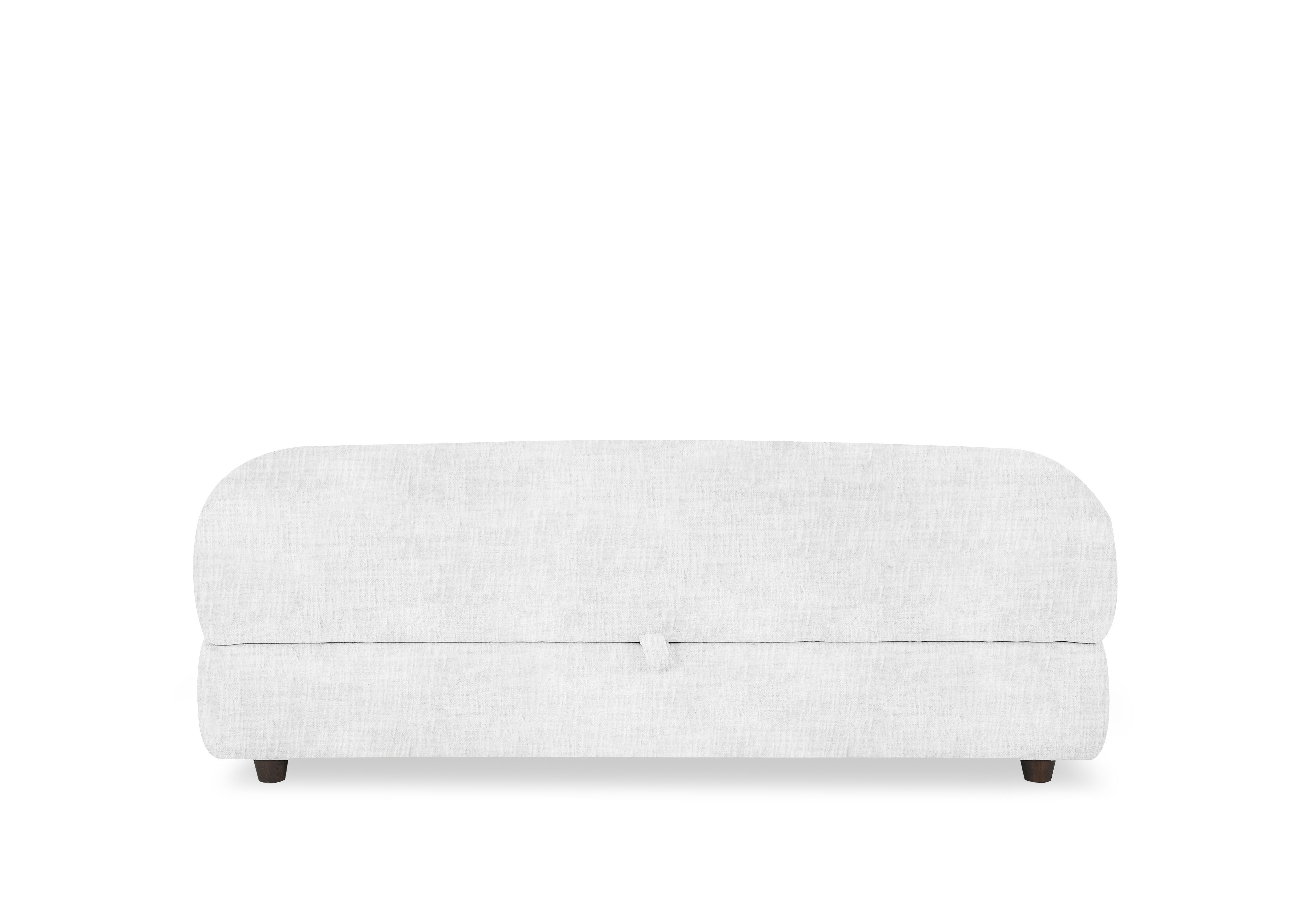 Nest Large Fabric Storage Footstool in Fab-Mga-R06 Silver Green on Furniture Village