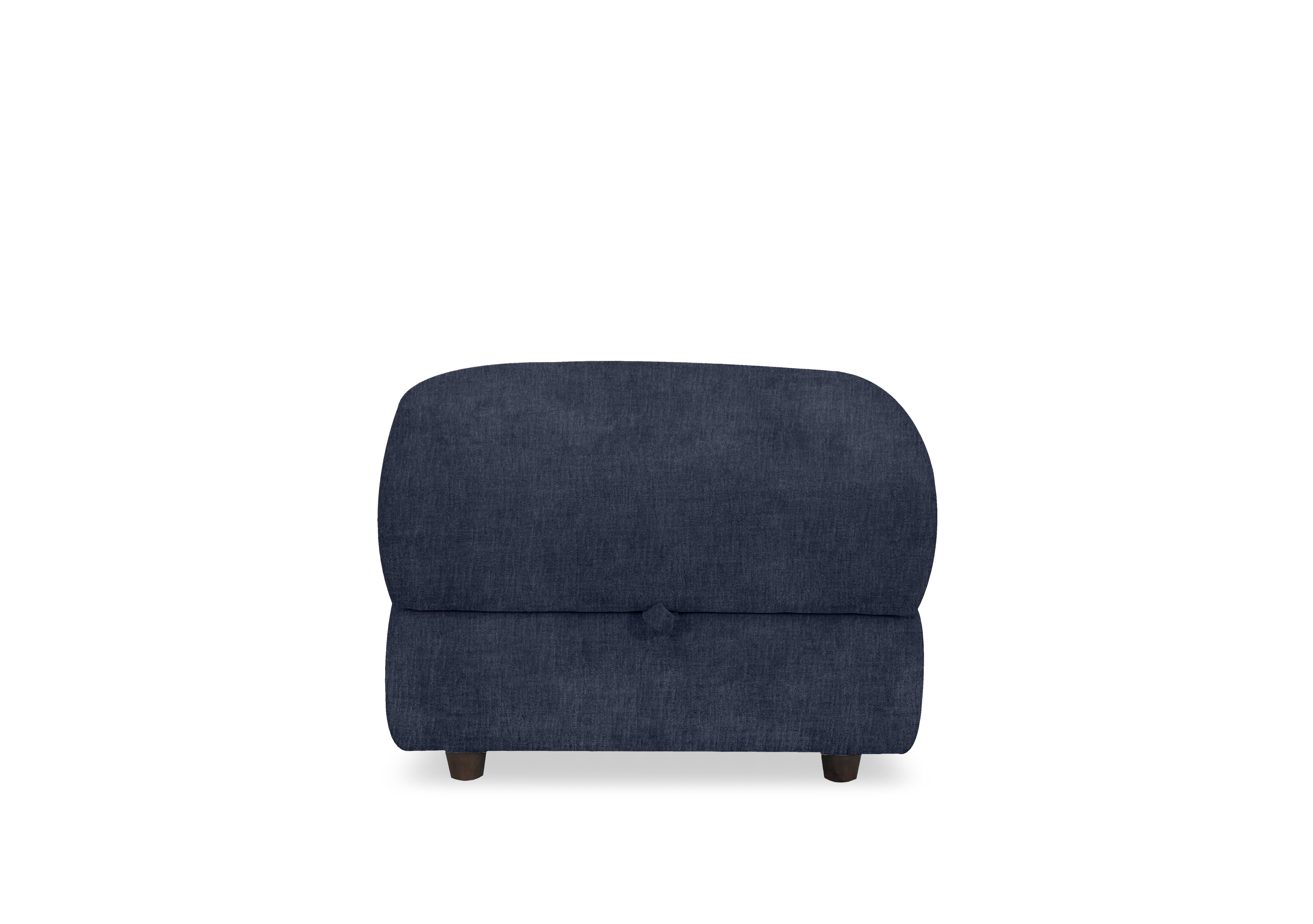 Nest Small Fabric Storage Footstool in Fab-Crn-R101 Ink on Furniture Village