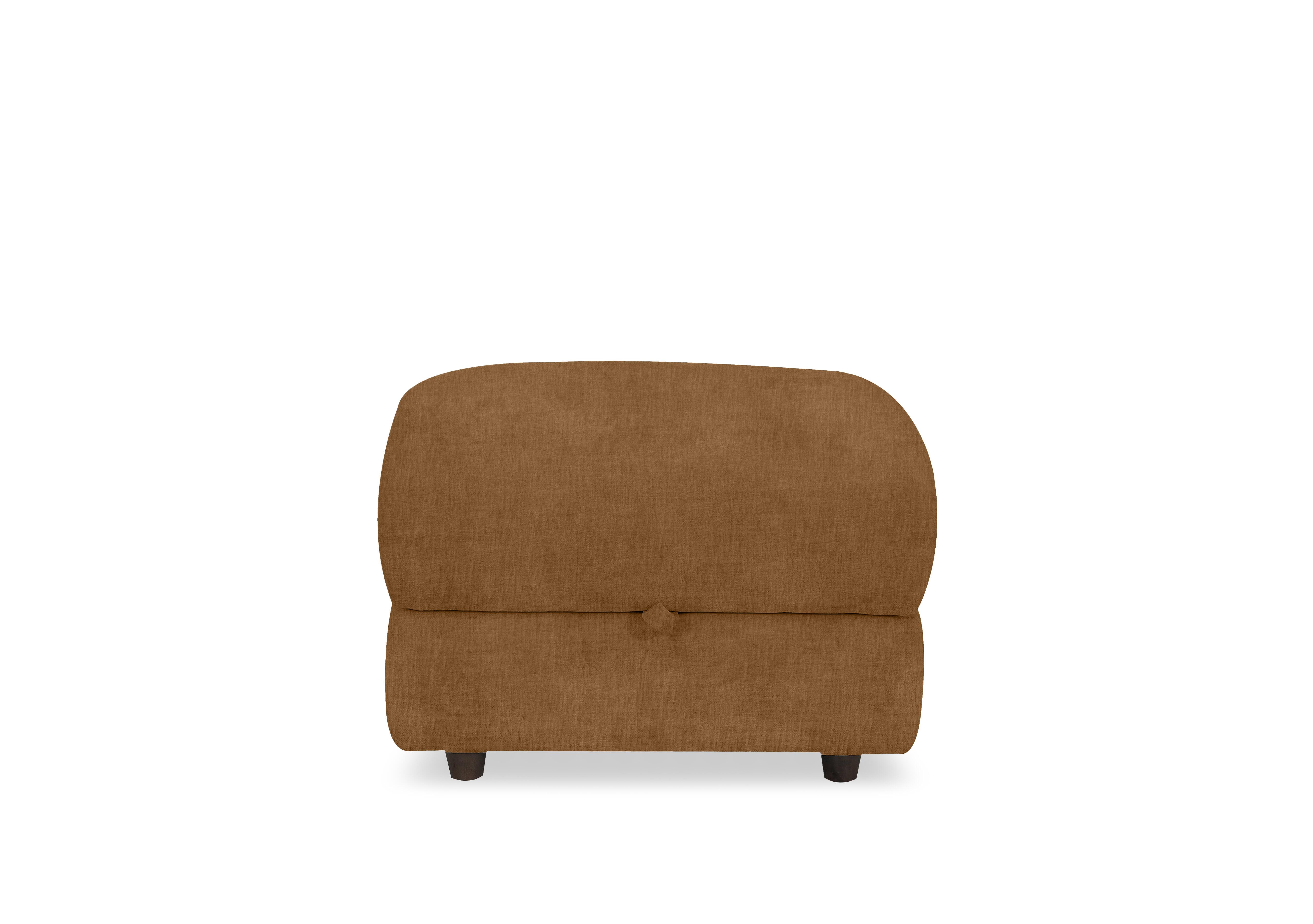 Nest Small Fabric Storage Footstool in Fab-Crn-R272 Tumeric on Furniture Village