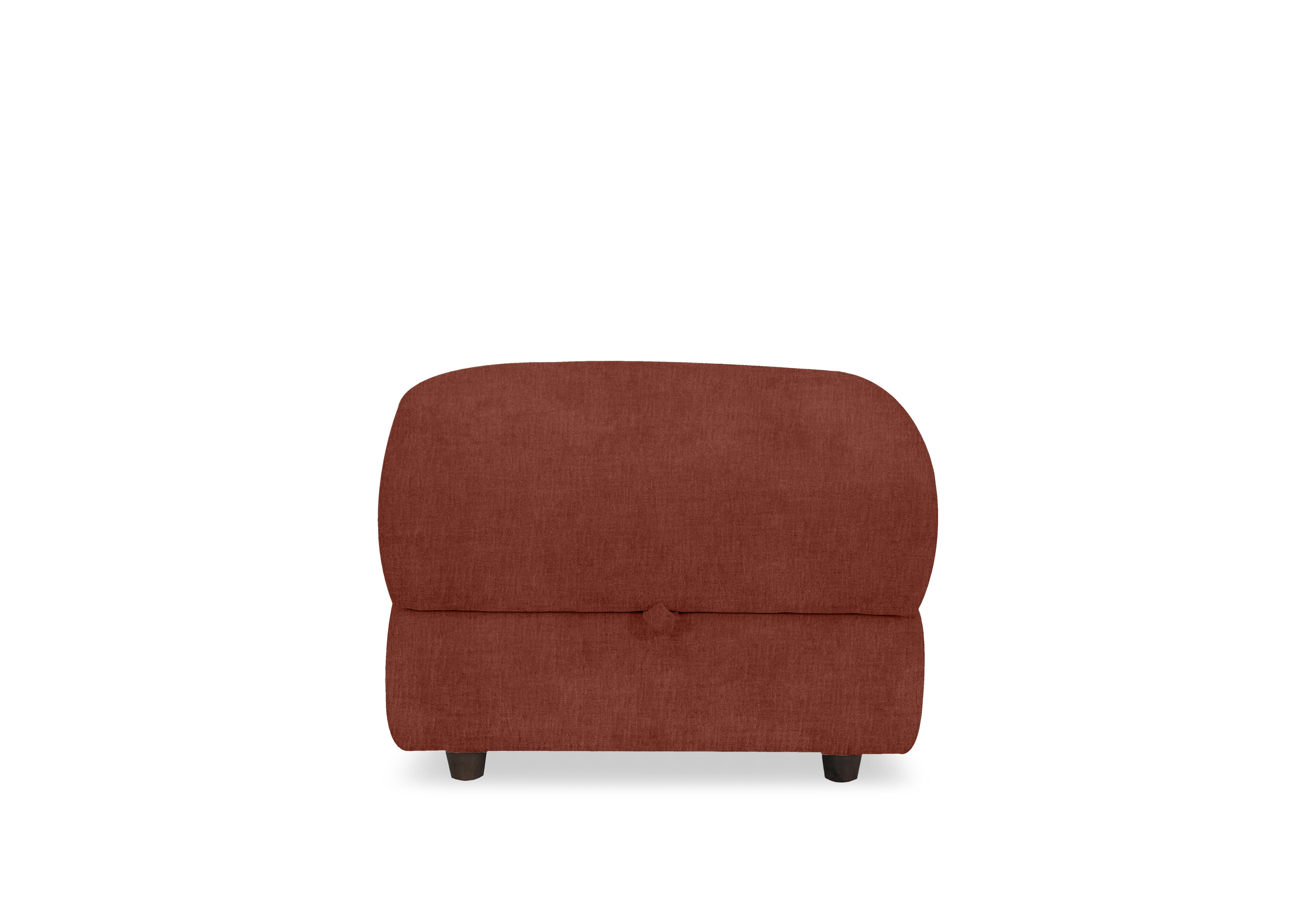 Nest Small Fabric Storage Footstool in Fab-Crn-R500 Caramel on Furniture Village