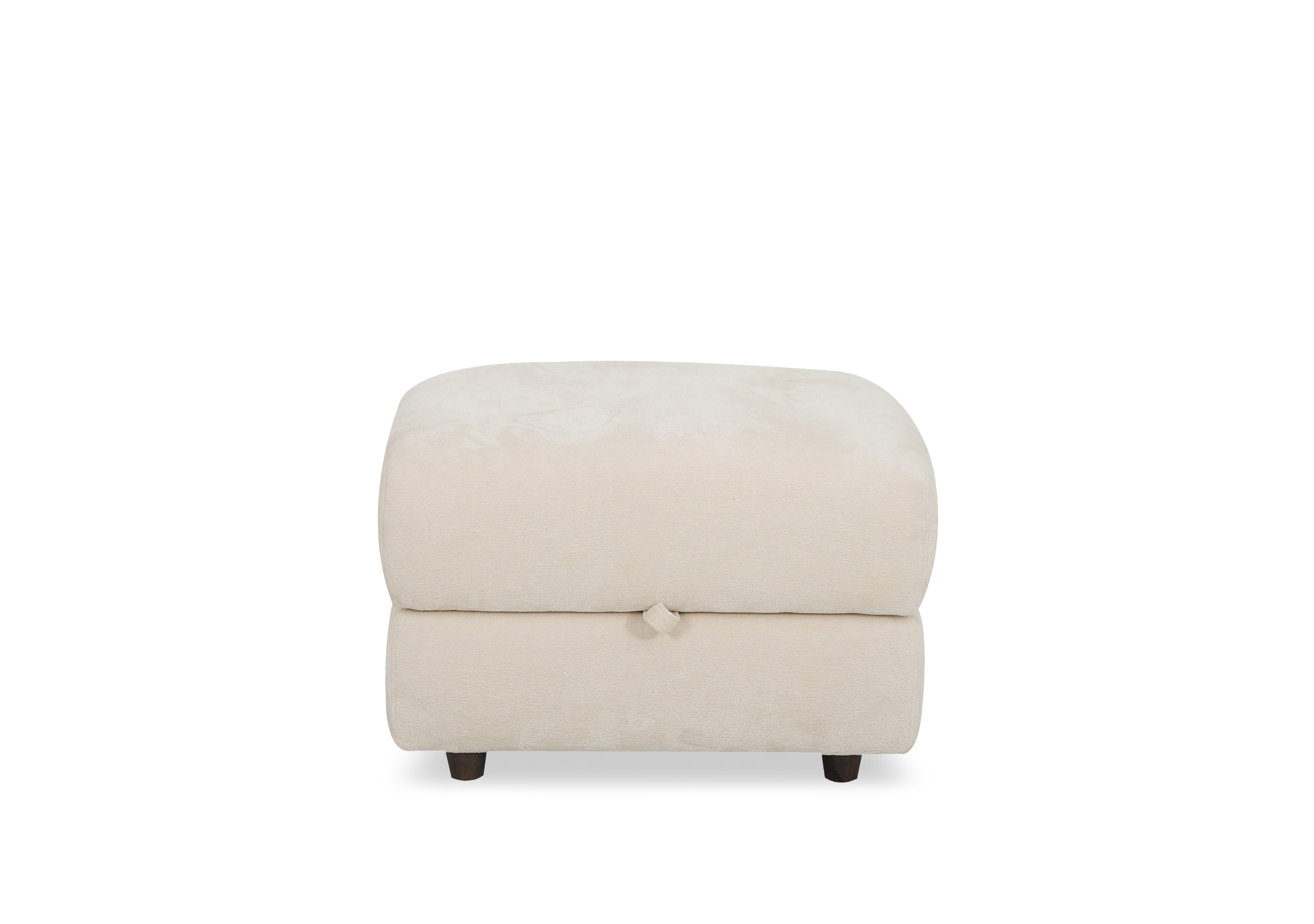 Nest Small Fabric Storage Footstool in Fab-Dab-R05 Cream on Furniture Village