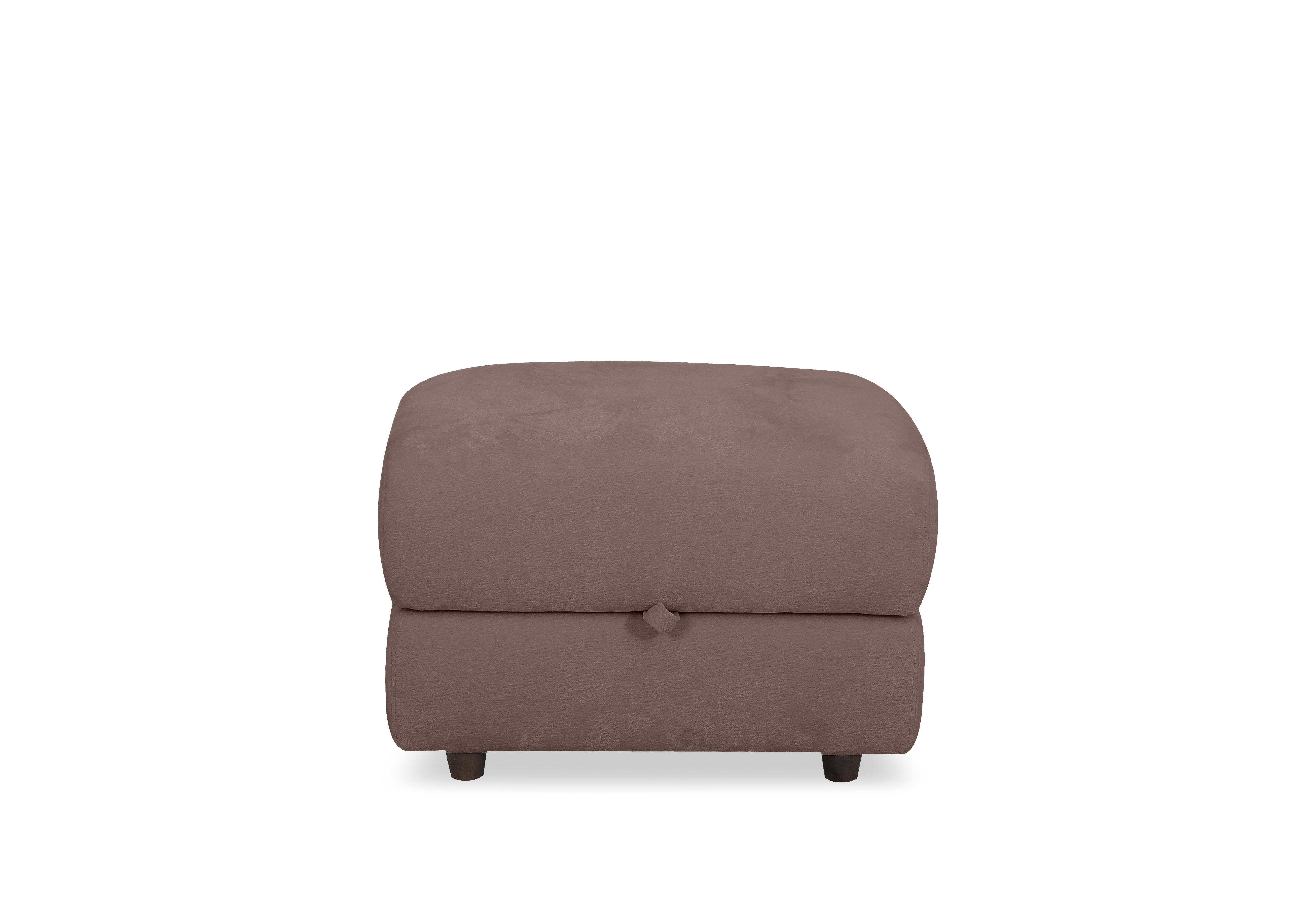 Nest Small Fabric Storage Footstool in Fab-Dab-R08 Brown on Furniture Village
