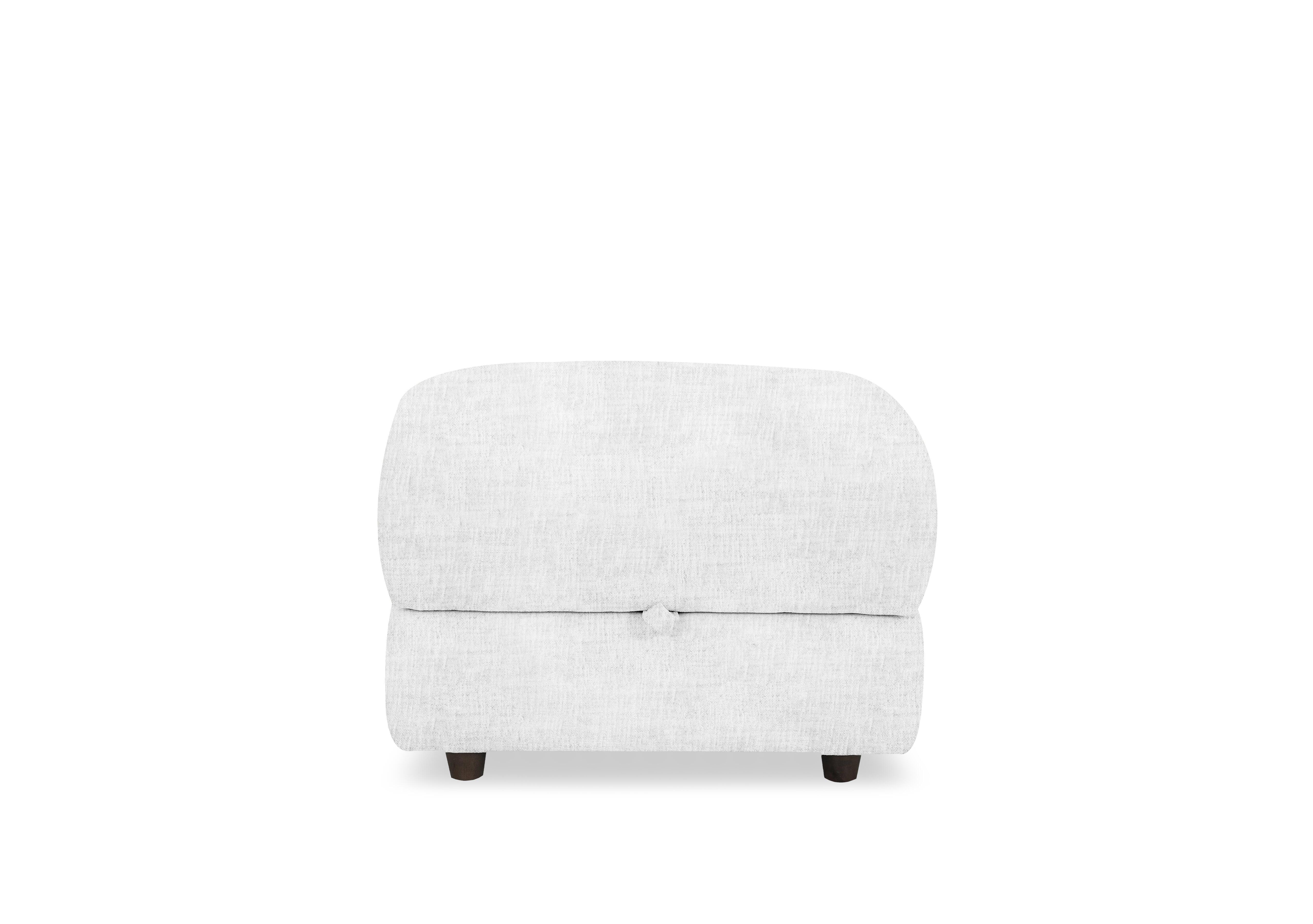 Nest Small Fabric Storage Footstool in Fab-Mga-R06 Silver Green on Furniture Village