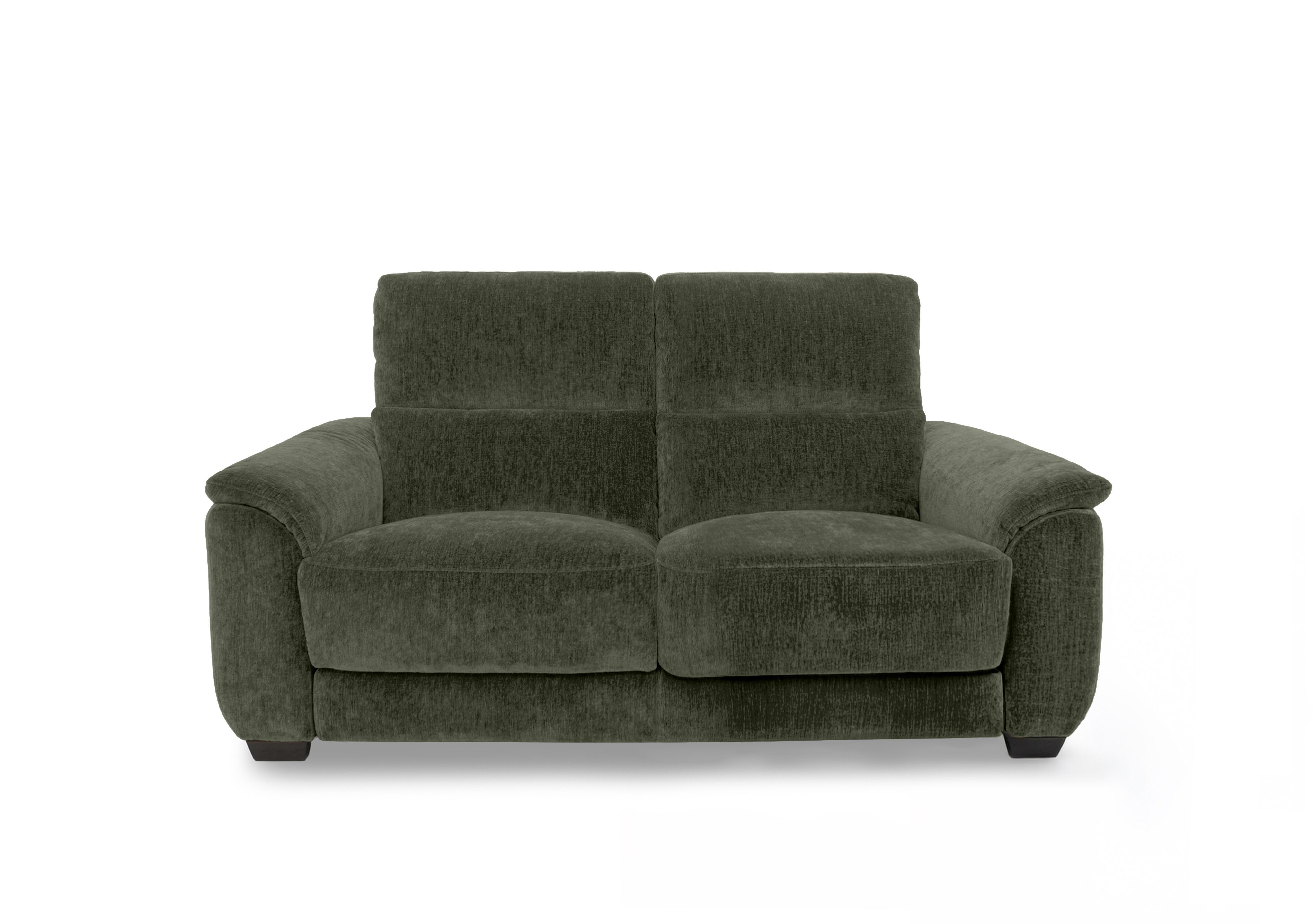 Saffron Fabric 2 Seater Sofa in Fab-Crn-R353 Forrest Green on Furniture Village