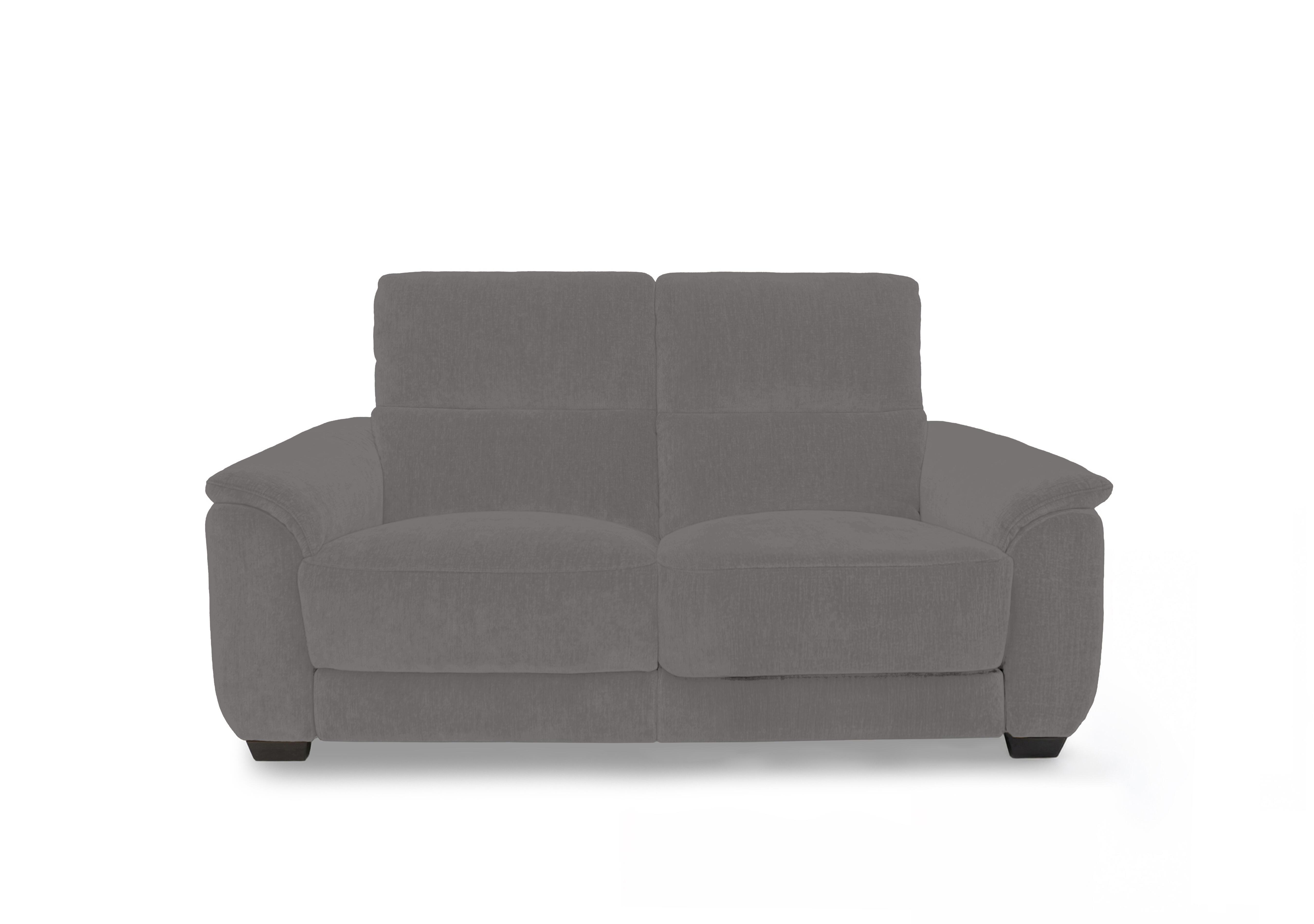 Saffron Fabric 2 Seater Sofa in Fab-Dab-R02 Steel Grey on Furniture Village