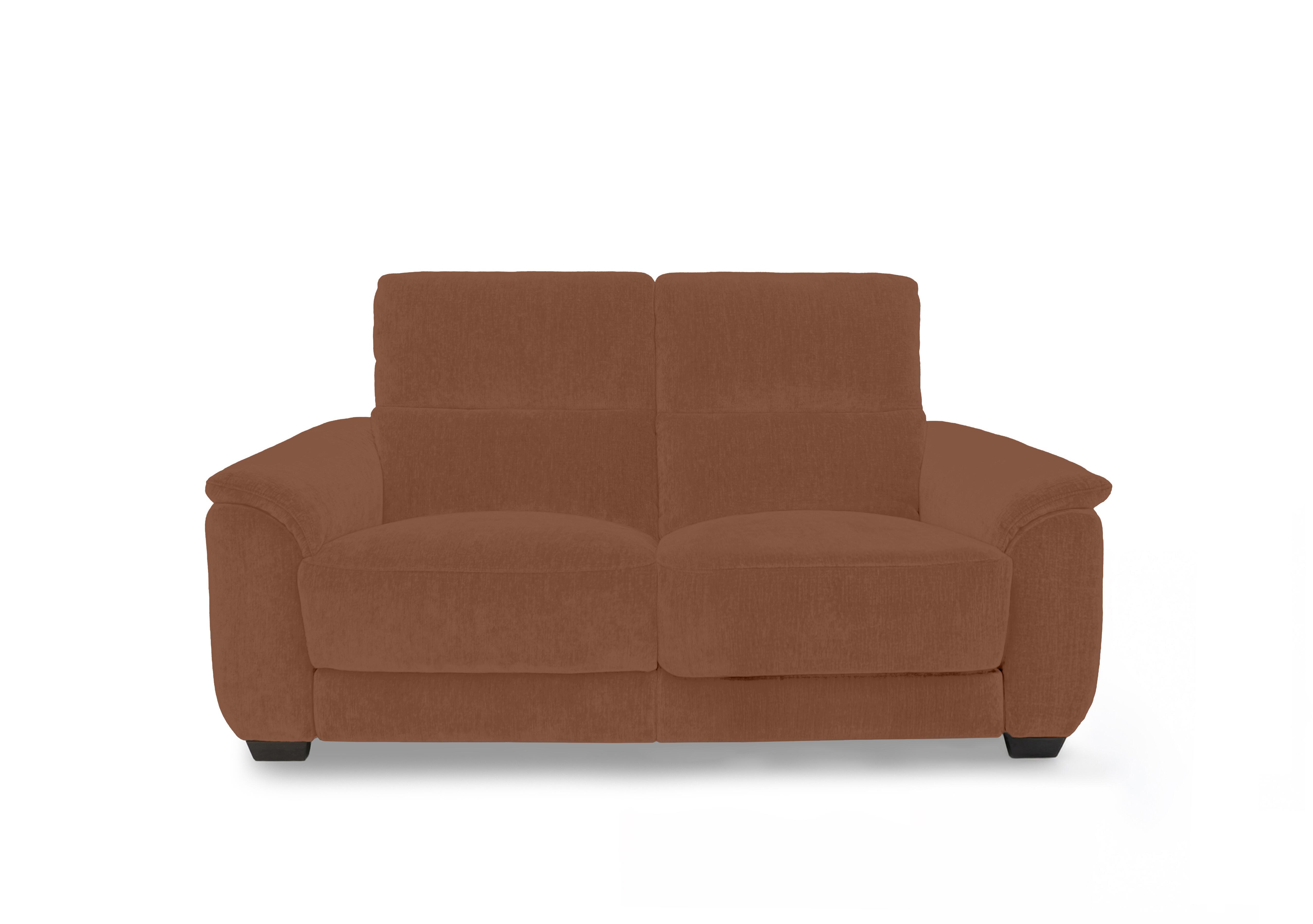 Saffron Fabric 2 Seater Sofa in Fab-Dab-R13 Rust on Furniture Village