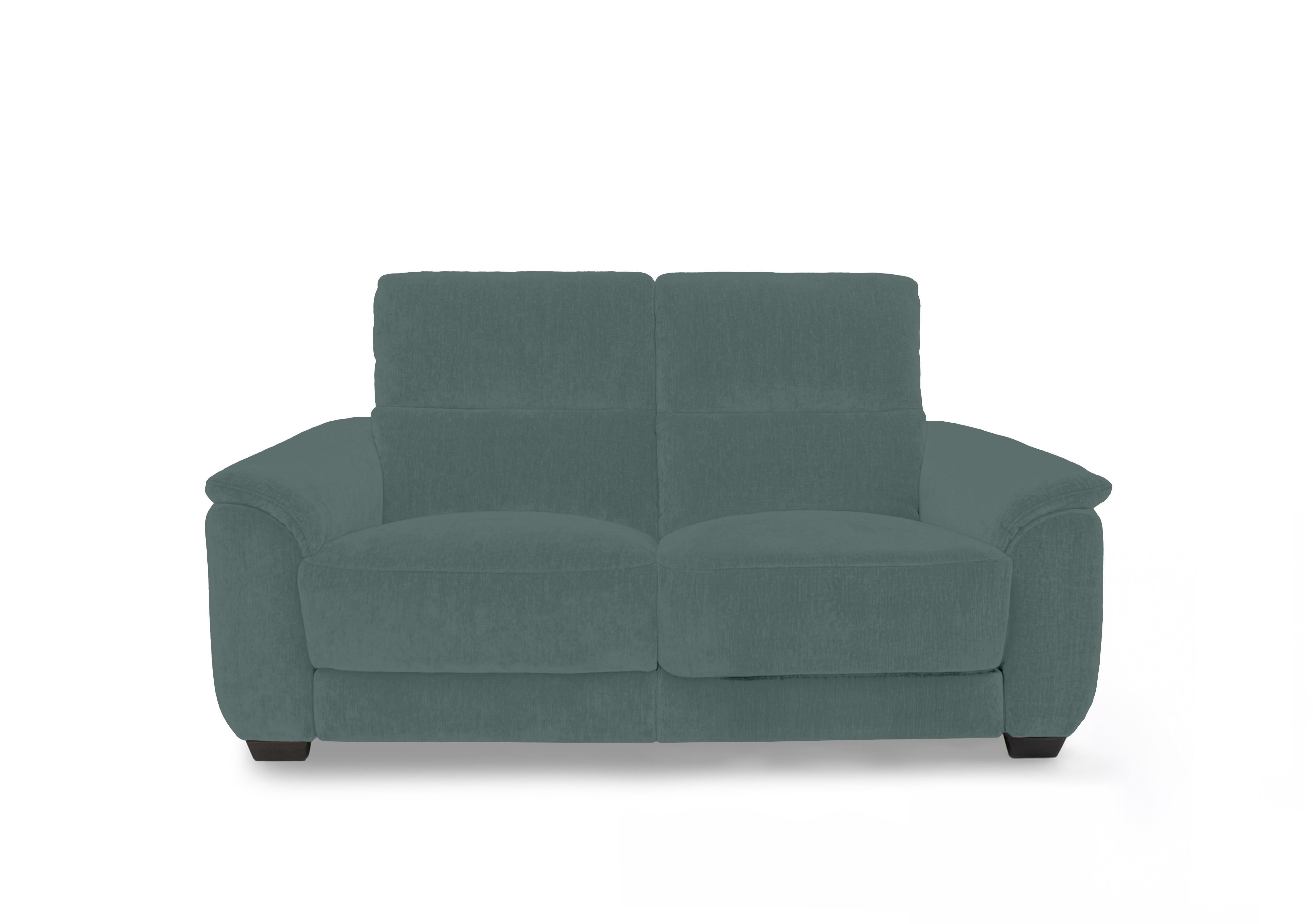 Saffron Fabric 2 Seater Sofa in Fab-Dab-R17 Peacock on Furniture Village