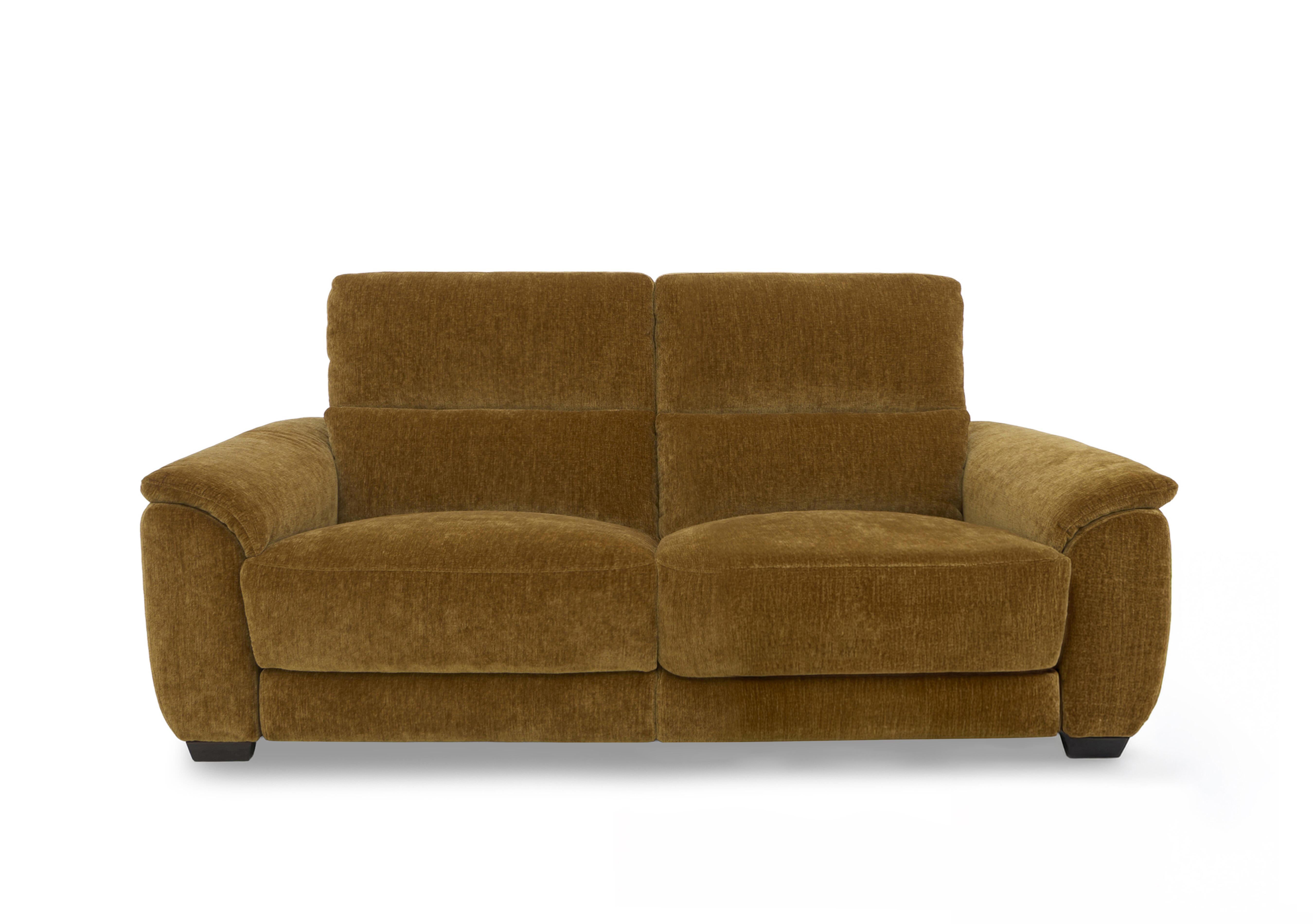 Saffron Large Fabric 3 Seater Sofa in Fab-Crn-R272 Tumeric on Furniture Village