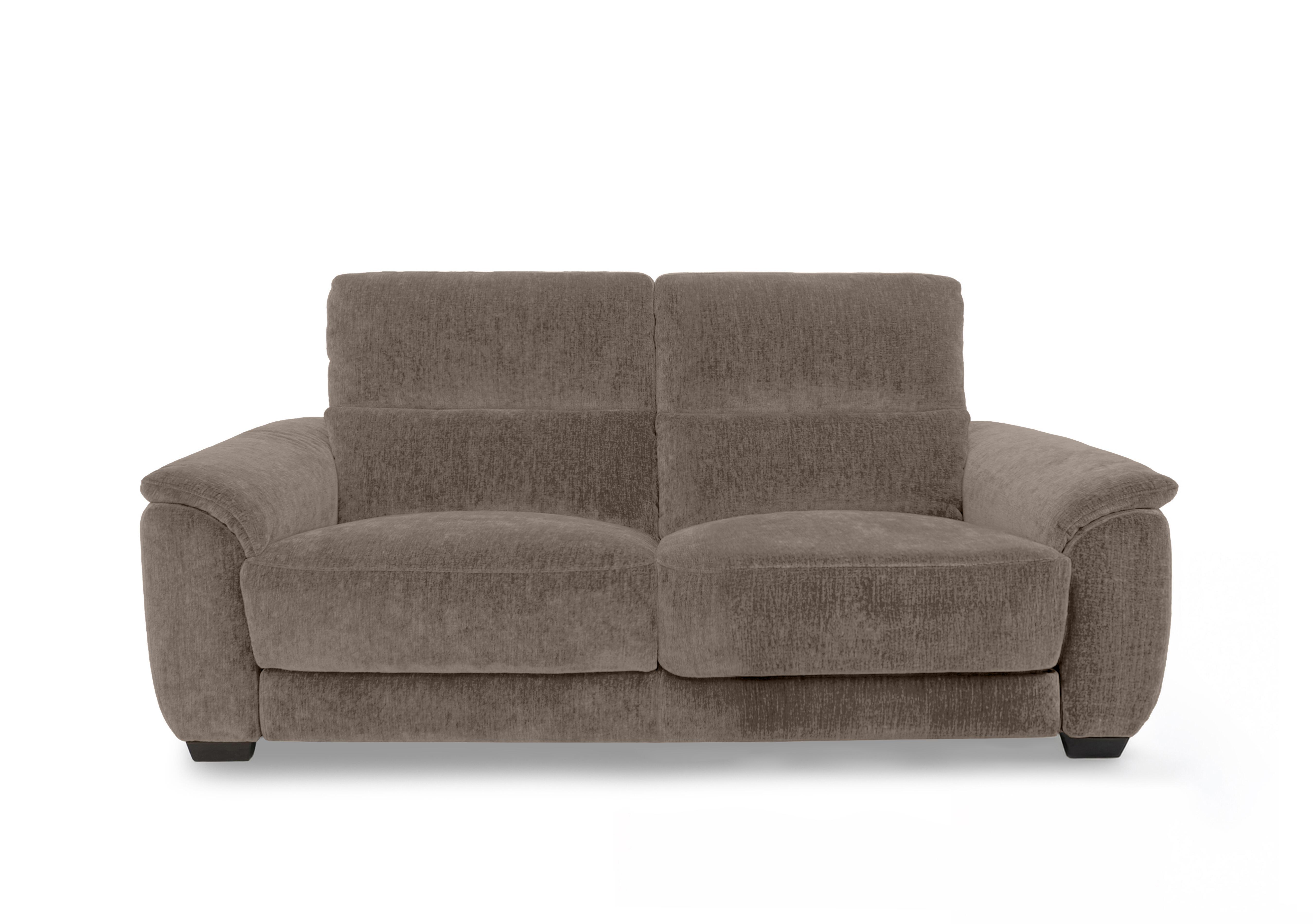 Saffron Large Fabric 3 Seater Sofa in Fab-Crn-R431 Brown on Furniture Village