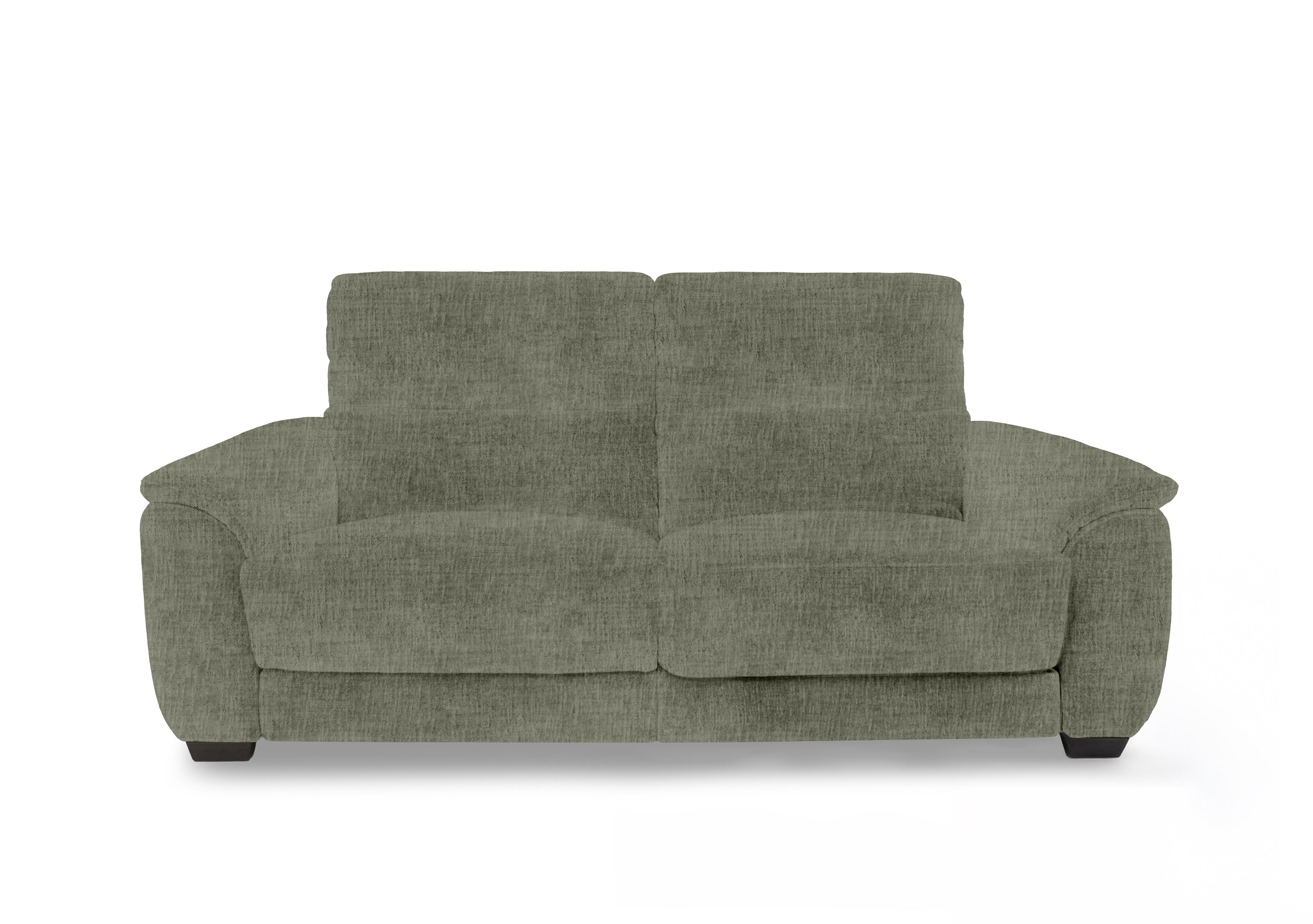 Saffron Large Fabric 3 Seater Sofa in Fab-Mga-R11 Olive Green on Furniture Village