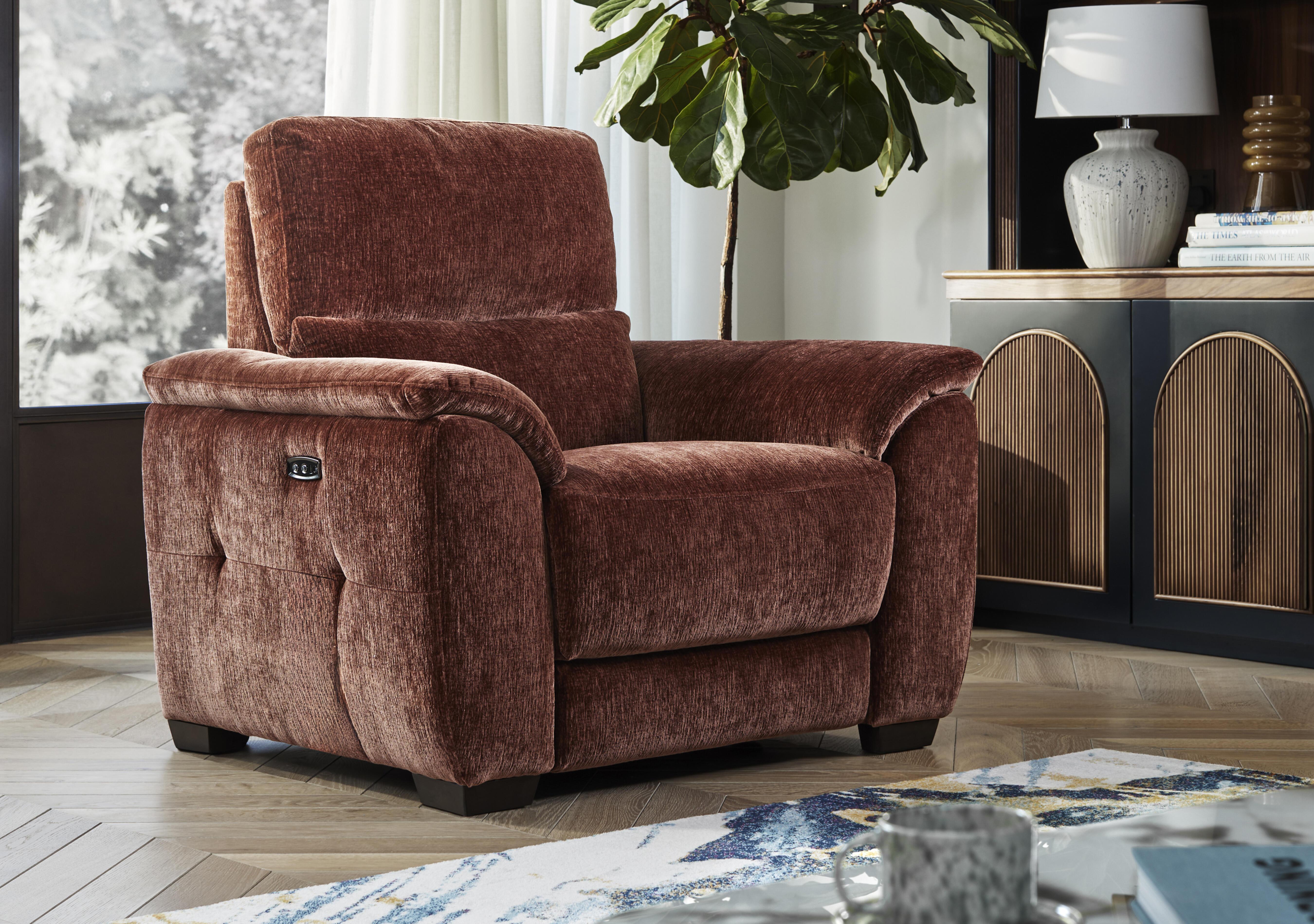 Saffron Fabric Chair in  on Furniture Village