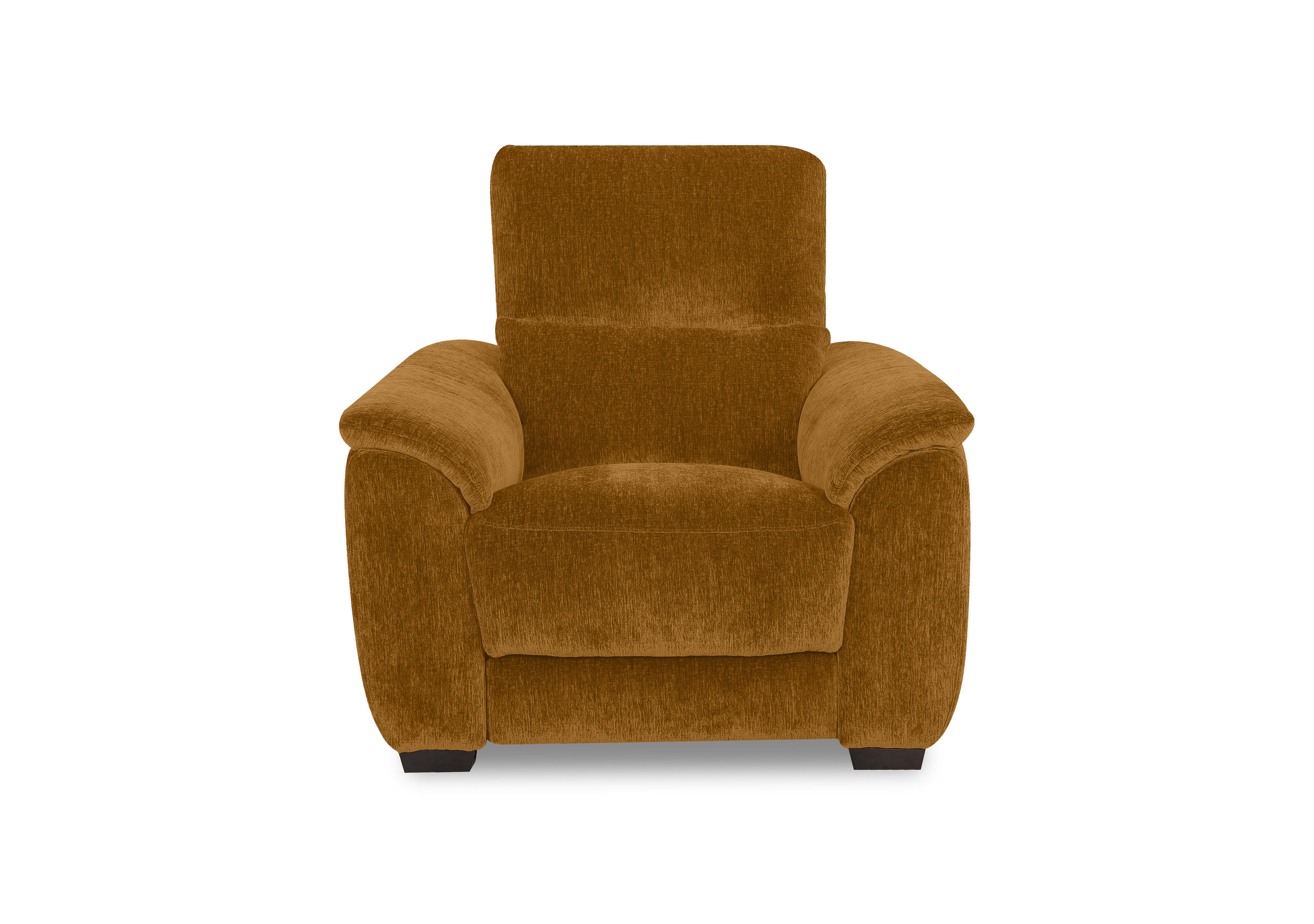 Saffron Fabric Chair in Fab-Crn-R272 Tumeric on Furniture Village