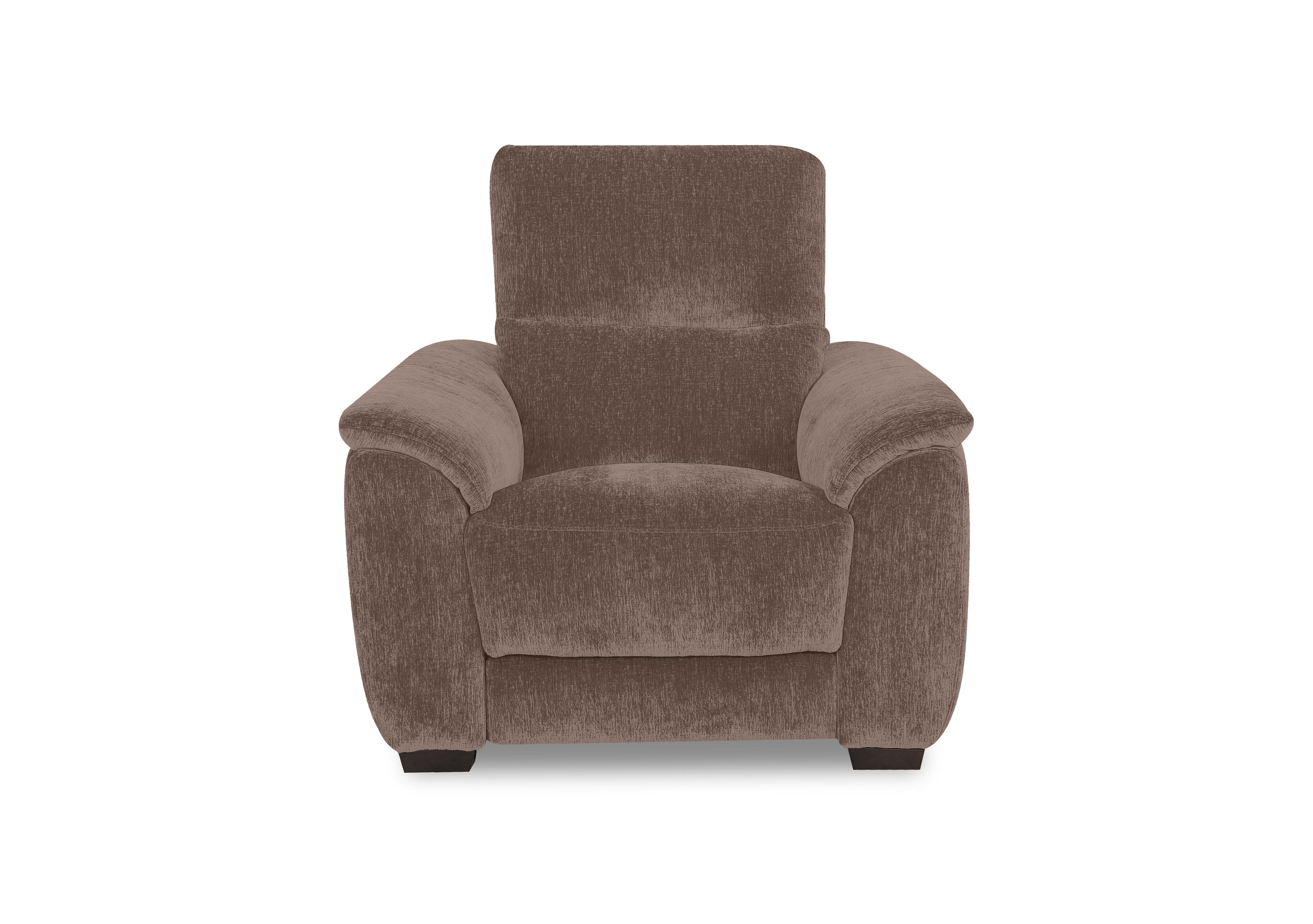 Saffron Fabric Chair in Fab-Crn-R431 Brown on Furniture Village