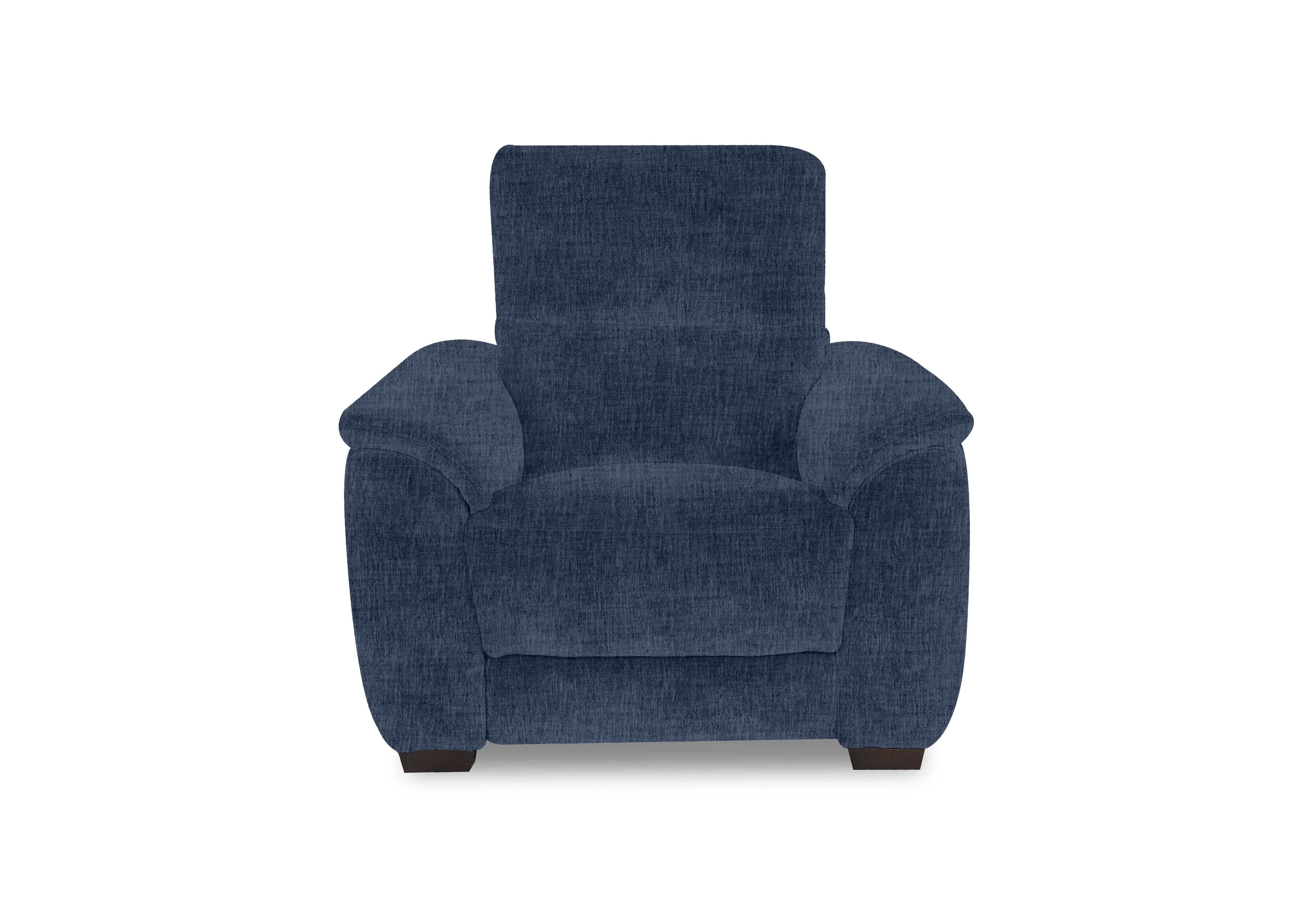 Saffron Fabric Chair in Fab-Mga-R10 Dark Denim on Furniture Village