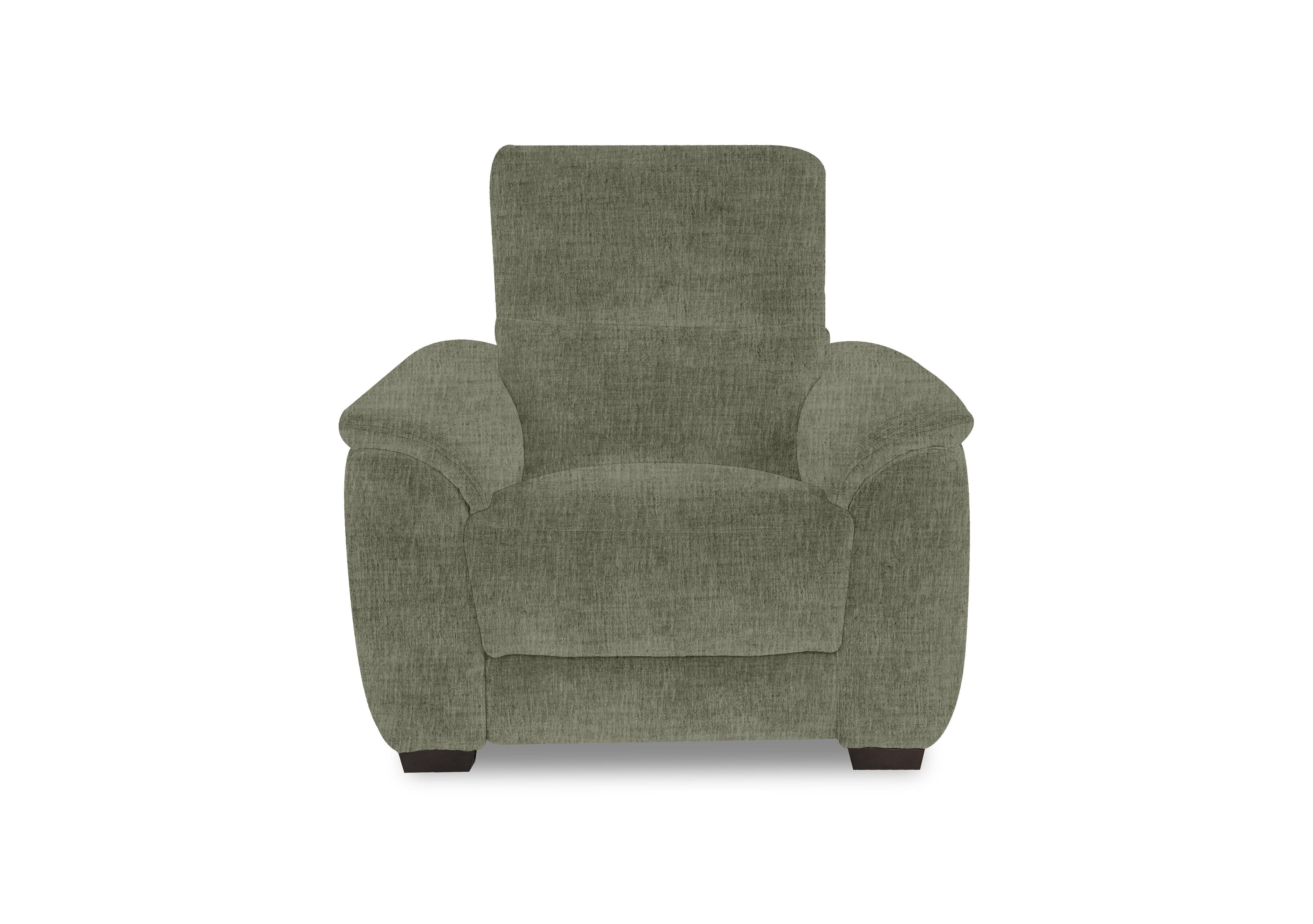 Saffron Fabric Chair in Fab-Mga-R11 Olive Green on Furniture Village